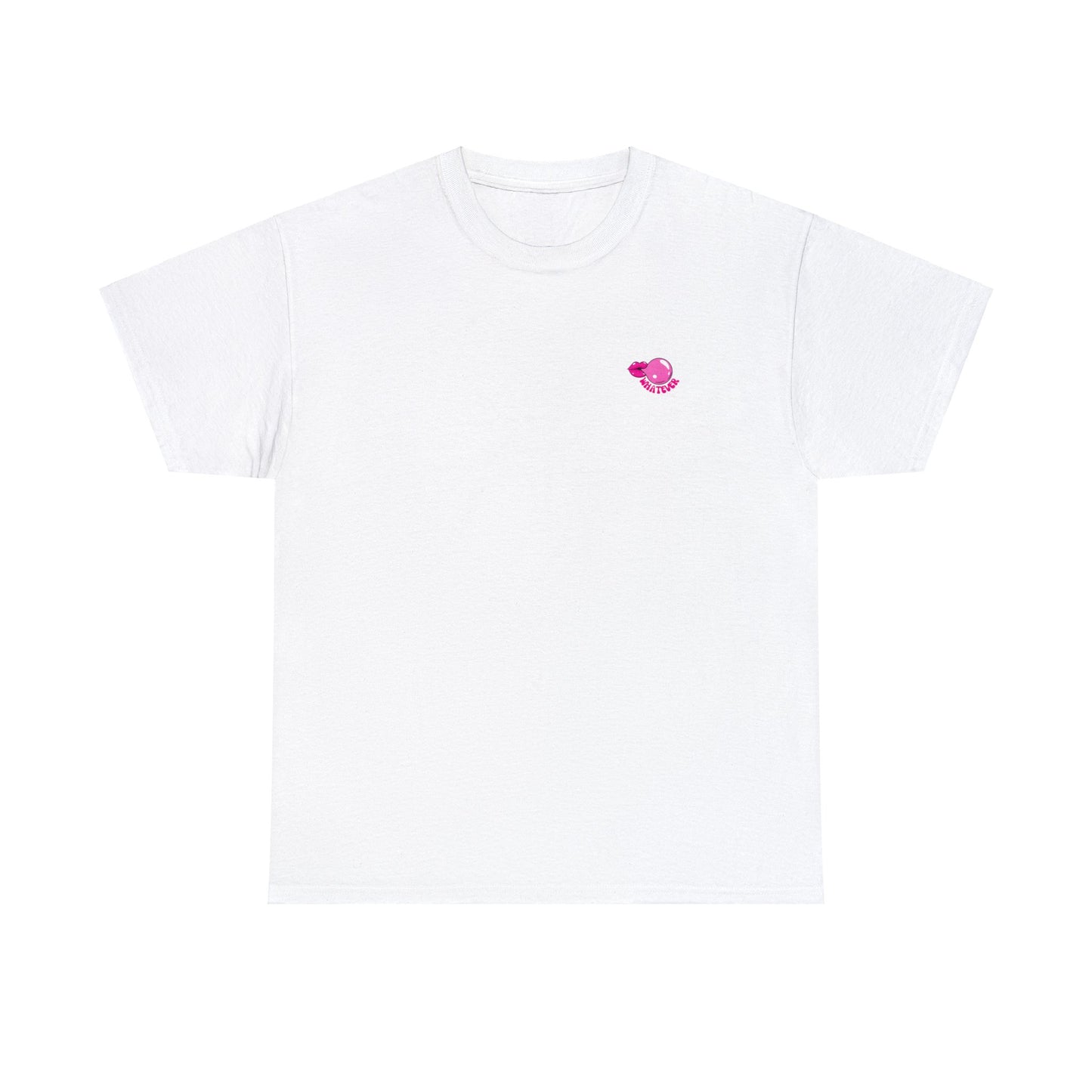Unisex Whatever Lip Bubble Blowing T-shirt (Multiple Colours)