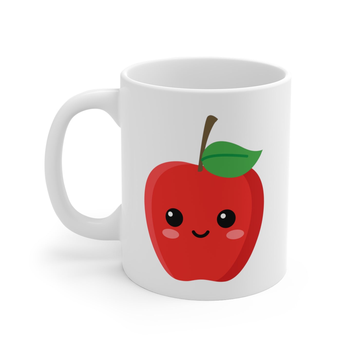Happy Red Apple Coffee or Tea Mug