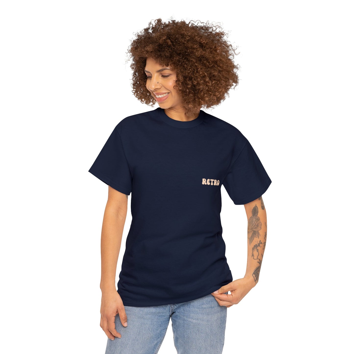 Unisex Retro Faces T-Shirt (Multiple Colours)