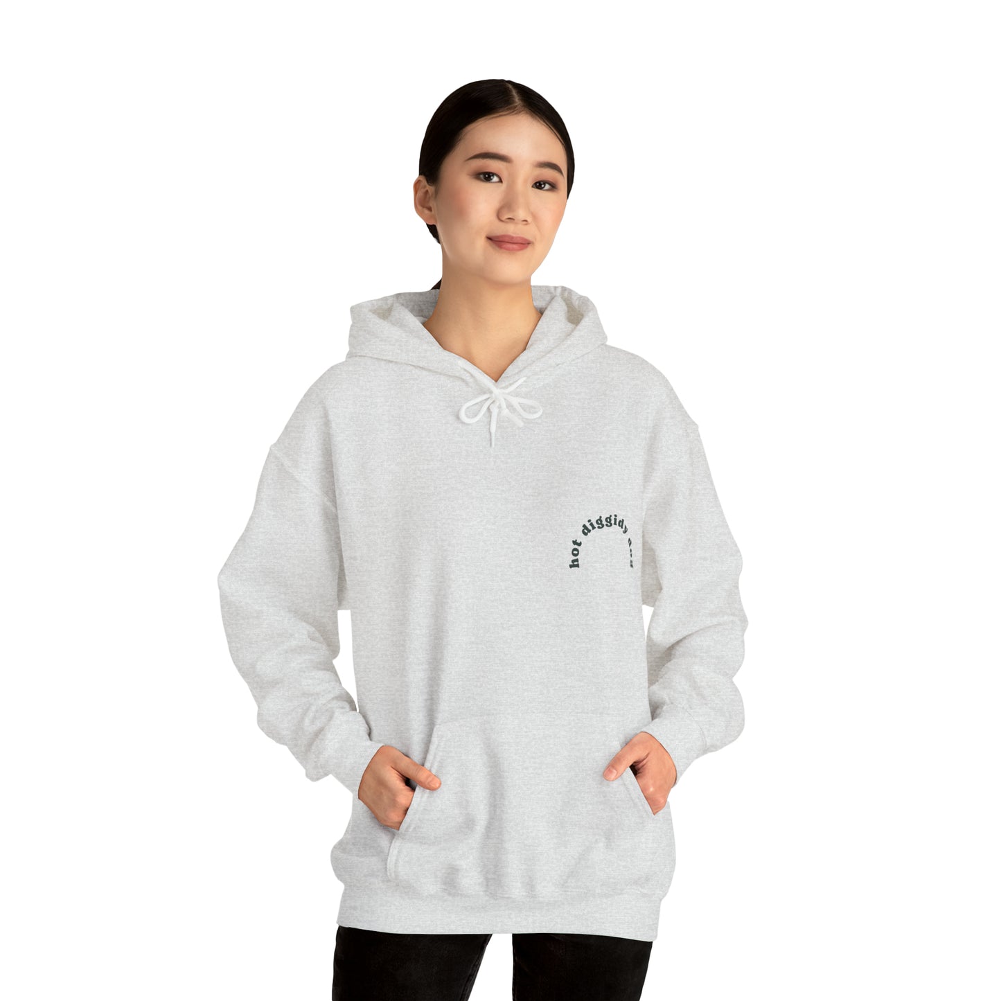 Unisex Retro Hot Diggidy Dog Heavy Blend™ Hooded Sweatshirt (Multiple Colours)