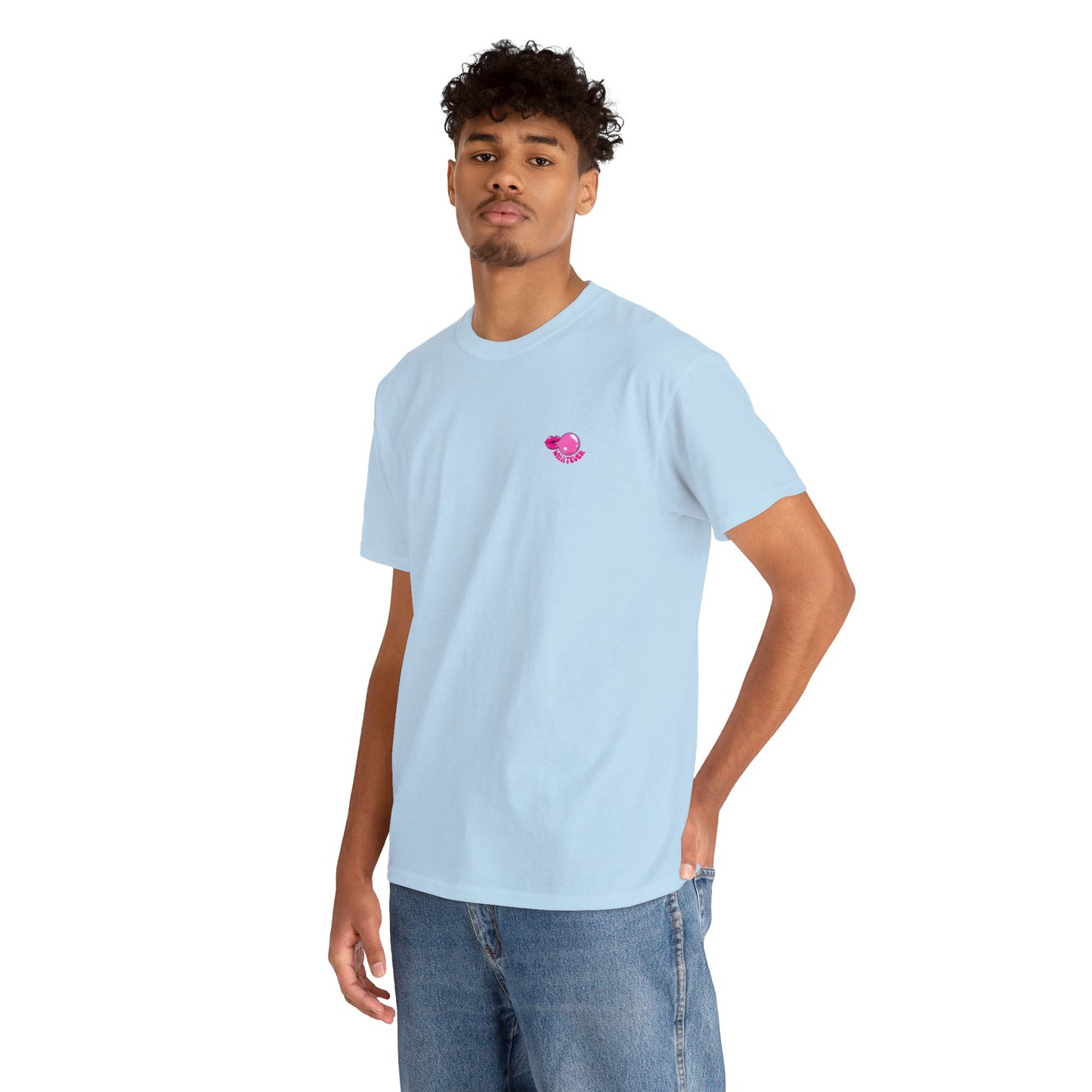 Unisex Whatever Lip Bubble Blowing T-shirt (Multiple Colours)