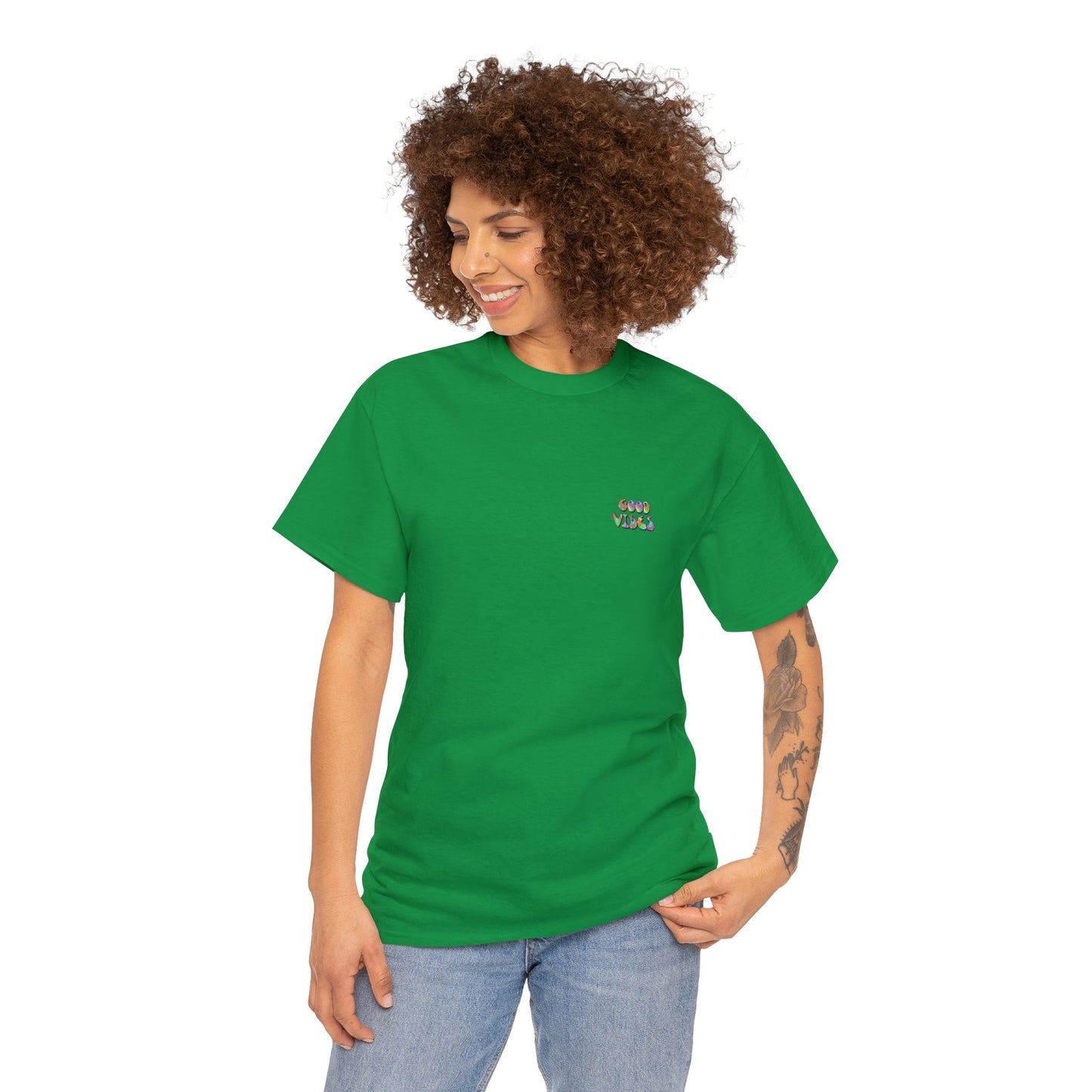 Unisex Trippy Mushrooms Good Vibes T-Shirt (Multiple Colours)