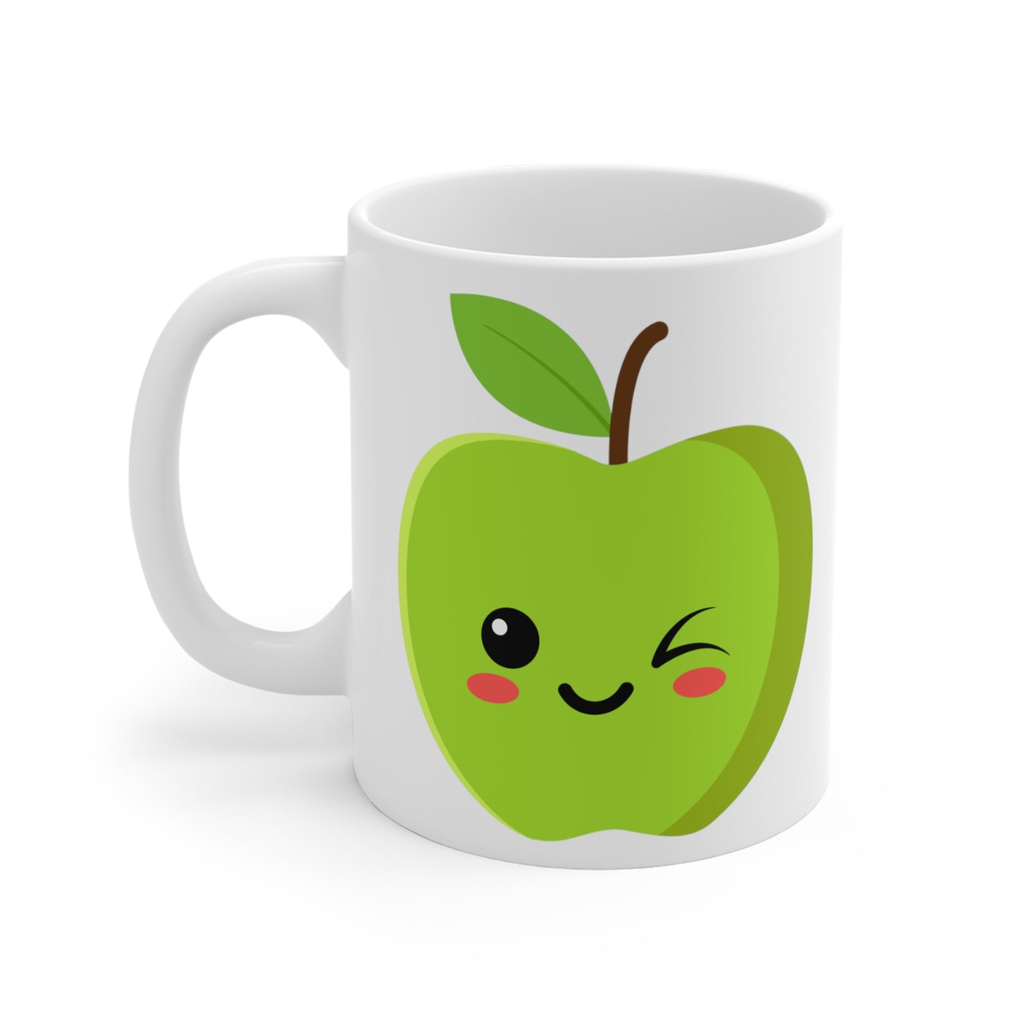 Winking Apple Coffee or Tea Mug