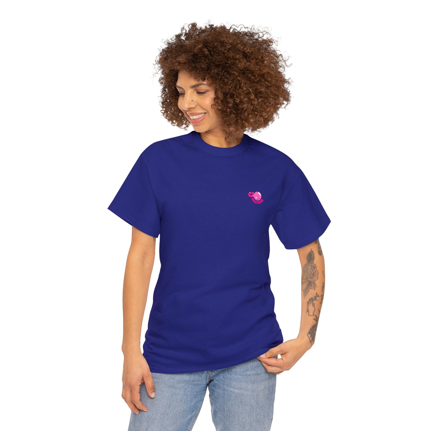 Unisex Whatever Lip Bubble Blowing T-shirt (Multiple Colours)