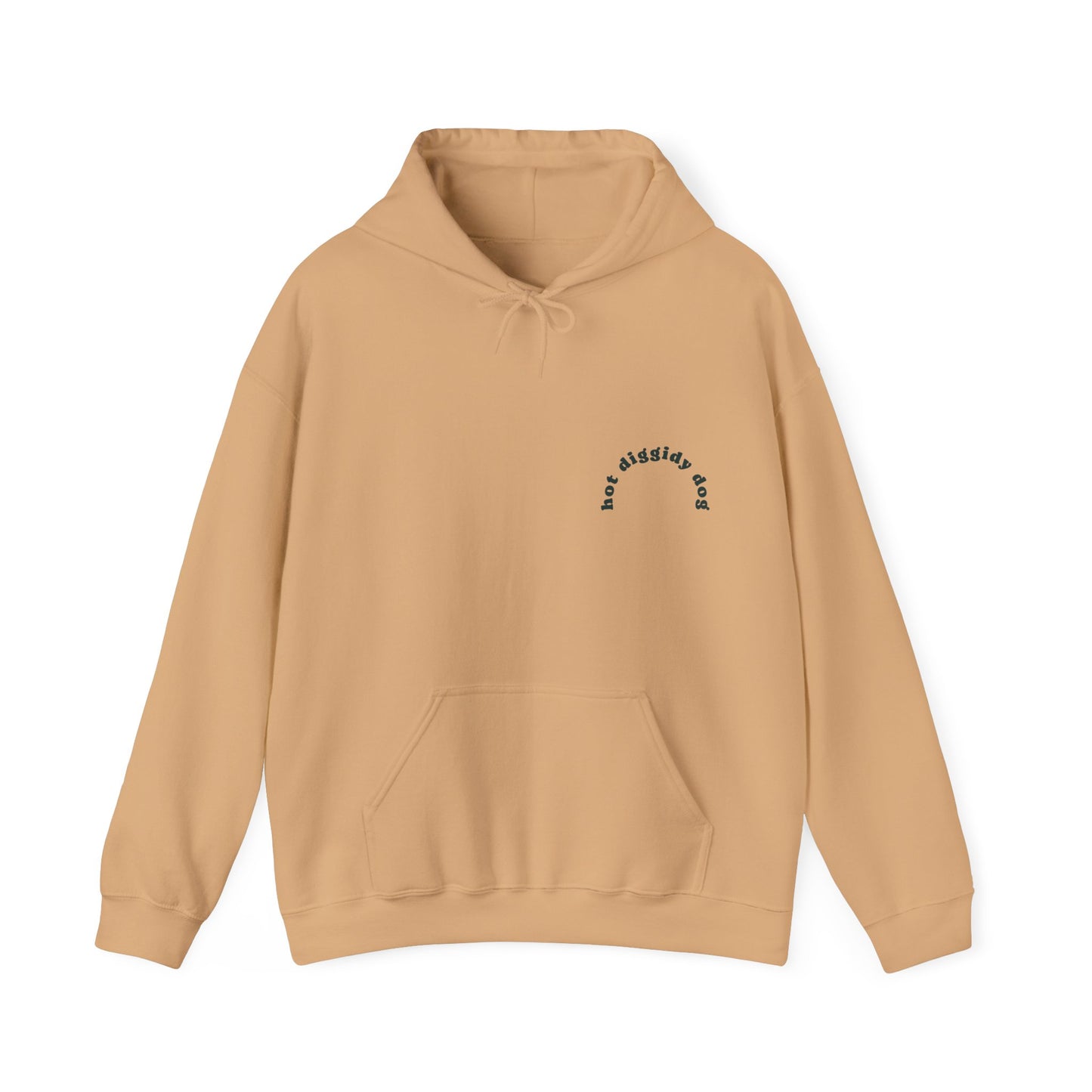 Unisex Retro Hot Diggidy Dog Heavy Blend™ Hooded Sweatshirt (Multiple Colours)