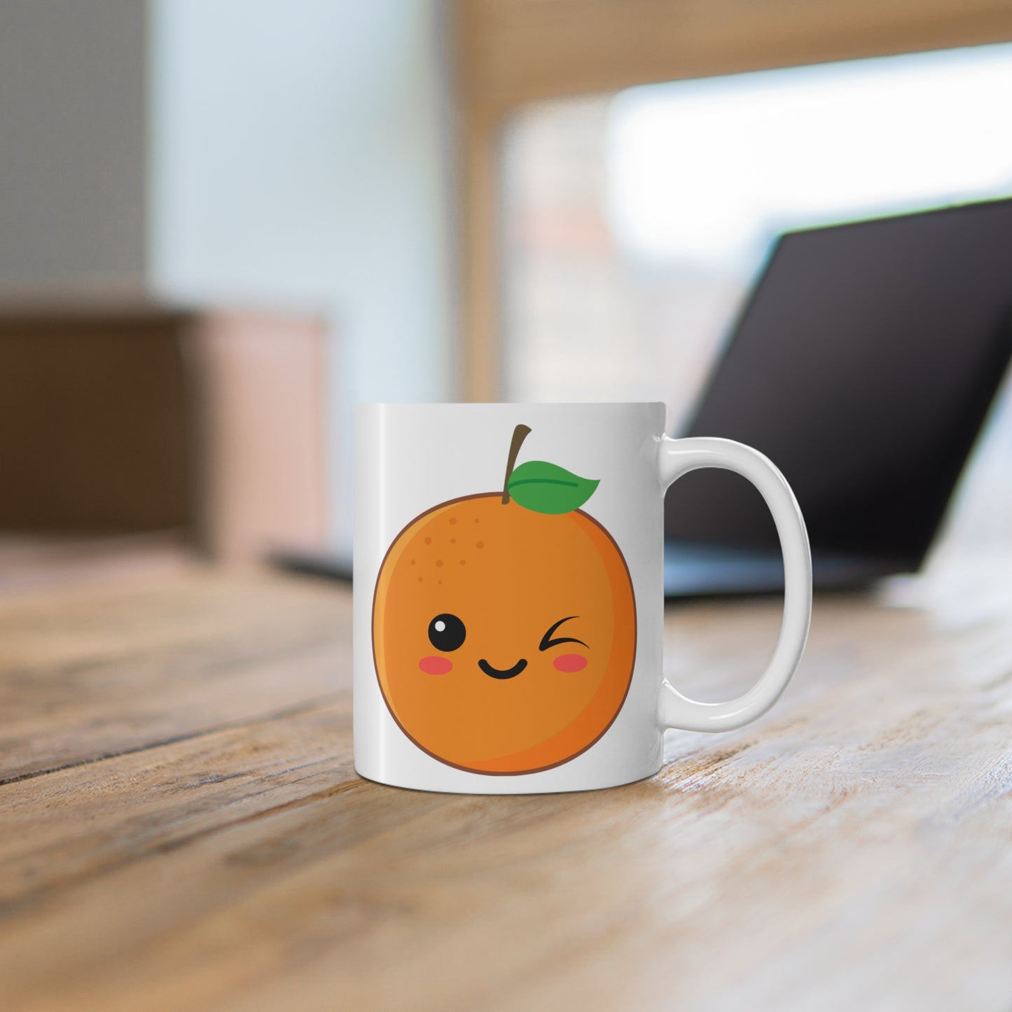 Winking Orange Coffee or Tea Mug