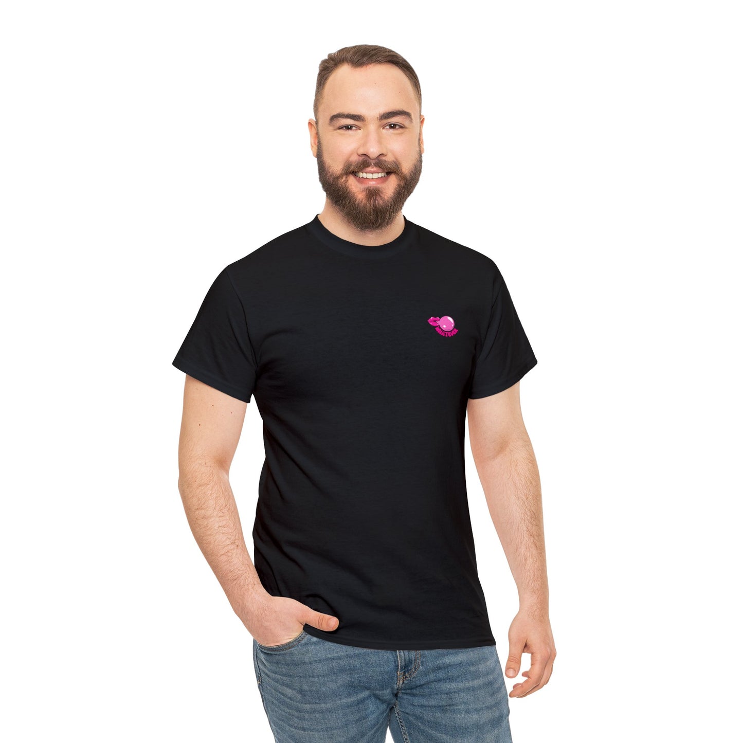 Unisex Whatever Lip Bubble Blowing T-shirt (Multiple Colours)