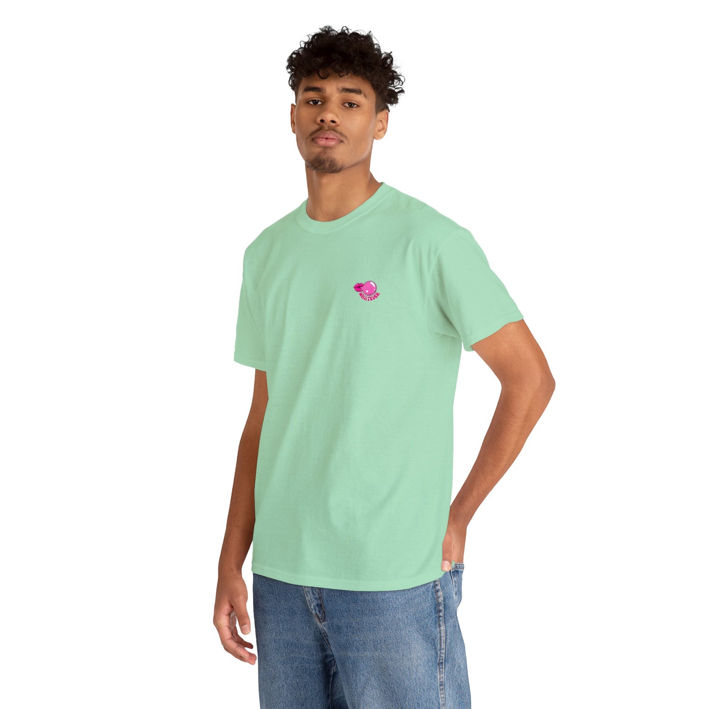 Unisex Whatever Lip Bubble Blowing T-shirt (Multiple Colours)