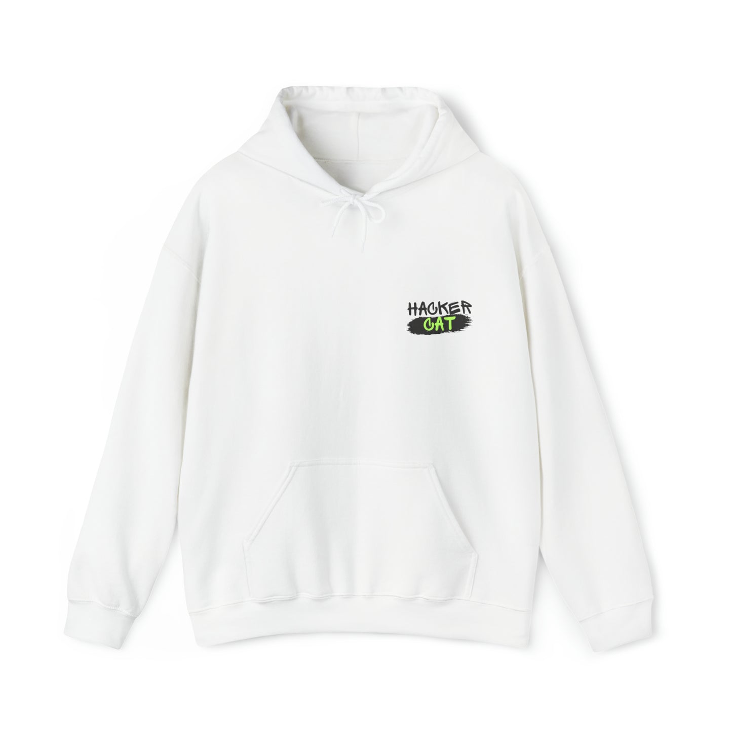 Unisex Hacker Cat Heavy Blend™ Hooded Sweatshirt (Multiple Colours)