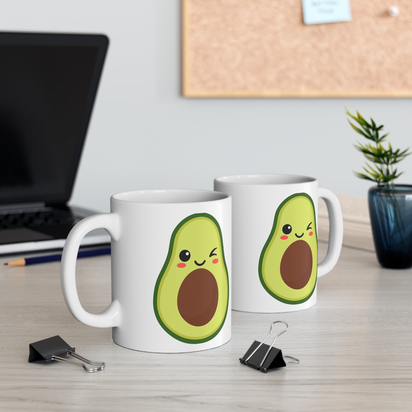 Winking Avocado Coffee or Tea Mug