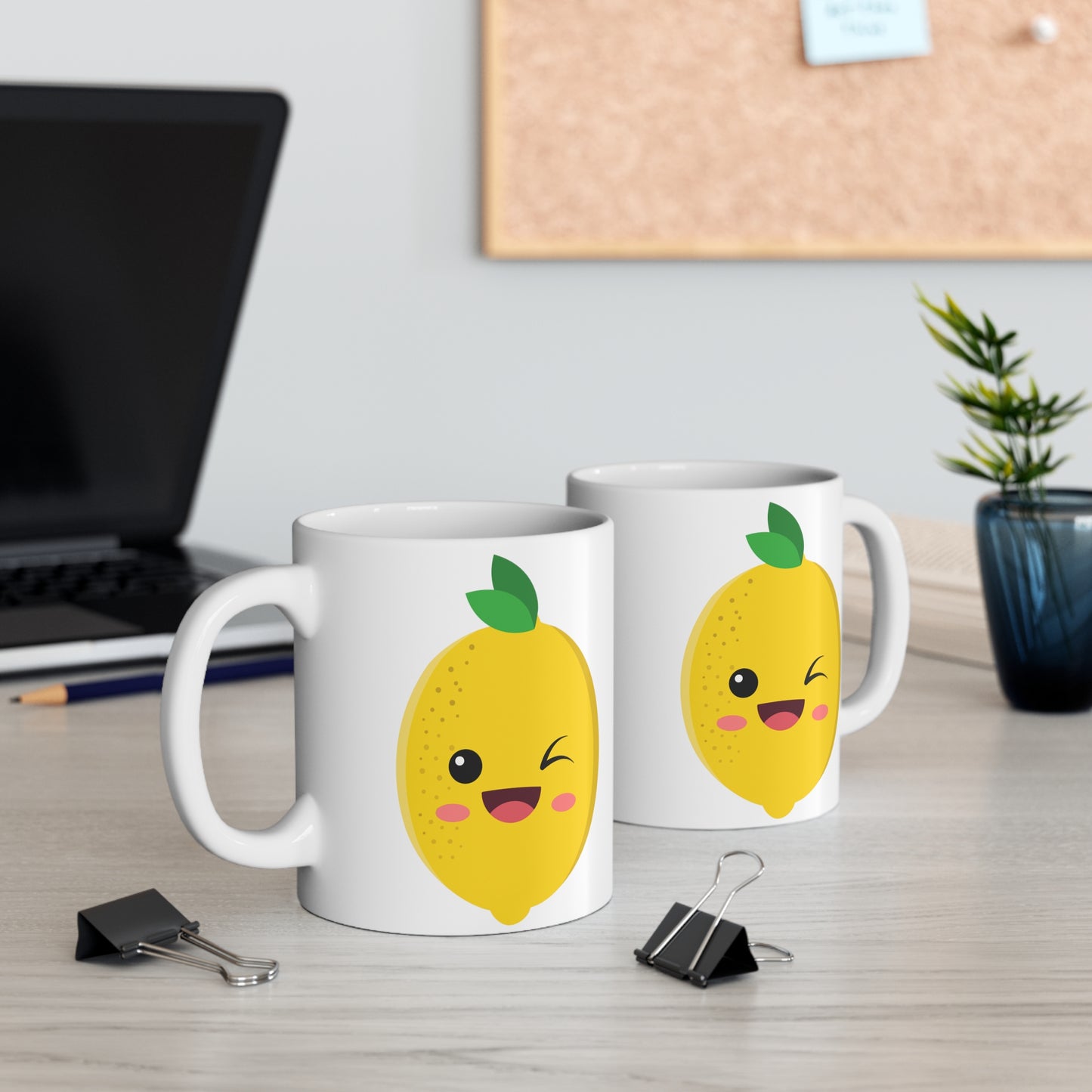 Winking Lemon Coffee or Tea Mug