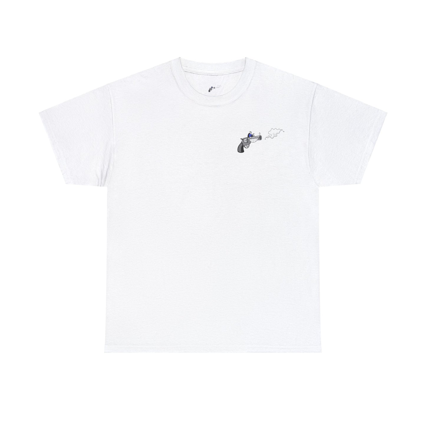 Semi-Automatic Blap Blap Blap White Unisex Heavy Cotton Tee