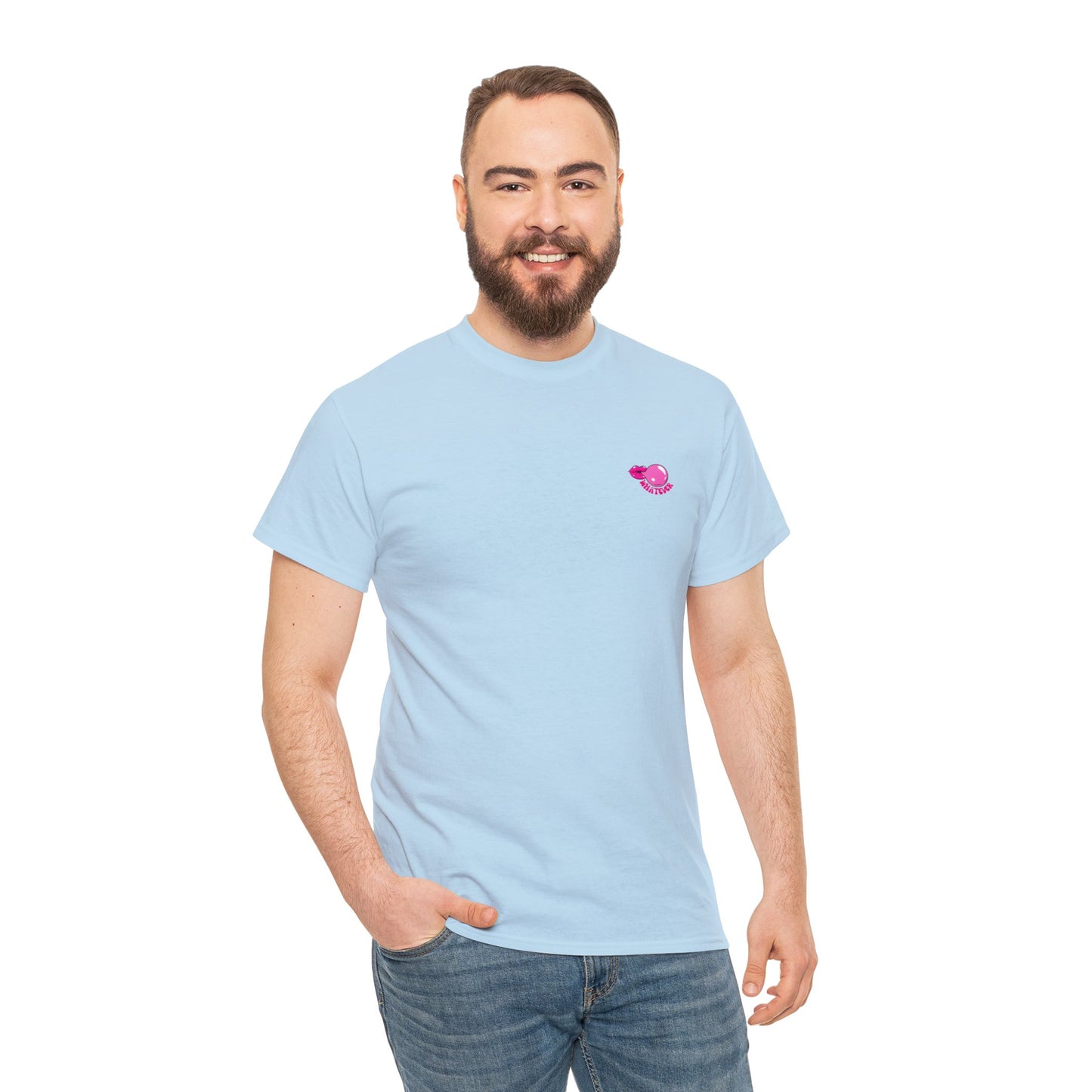 Unisex Whatever Lip Bubble Blowing T-shirt (Multiple Colours)