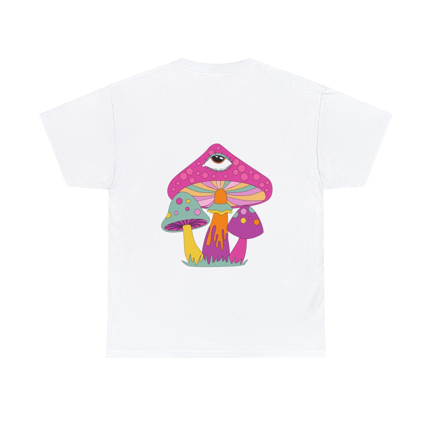 Unisex Trippy Mushrooms Good Vibes T-Shirt (Multiple Colours)