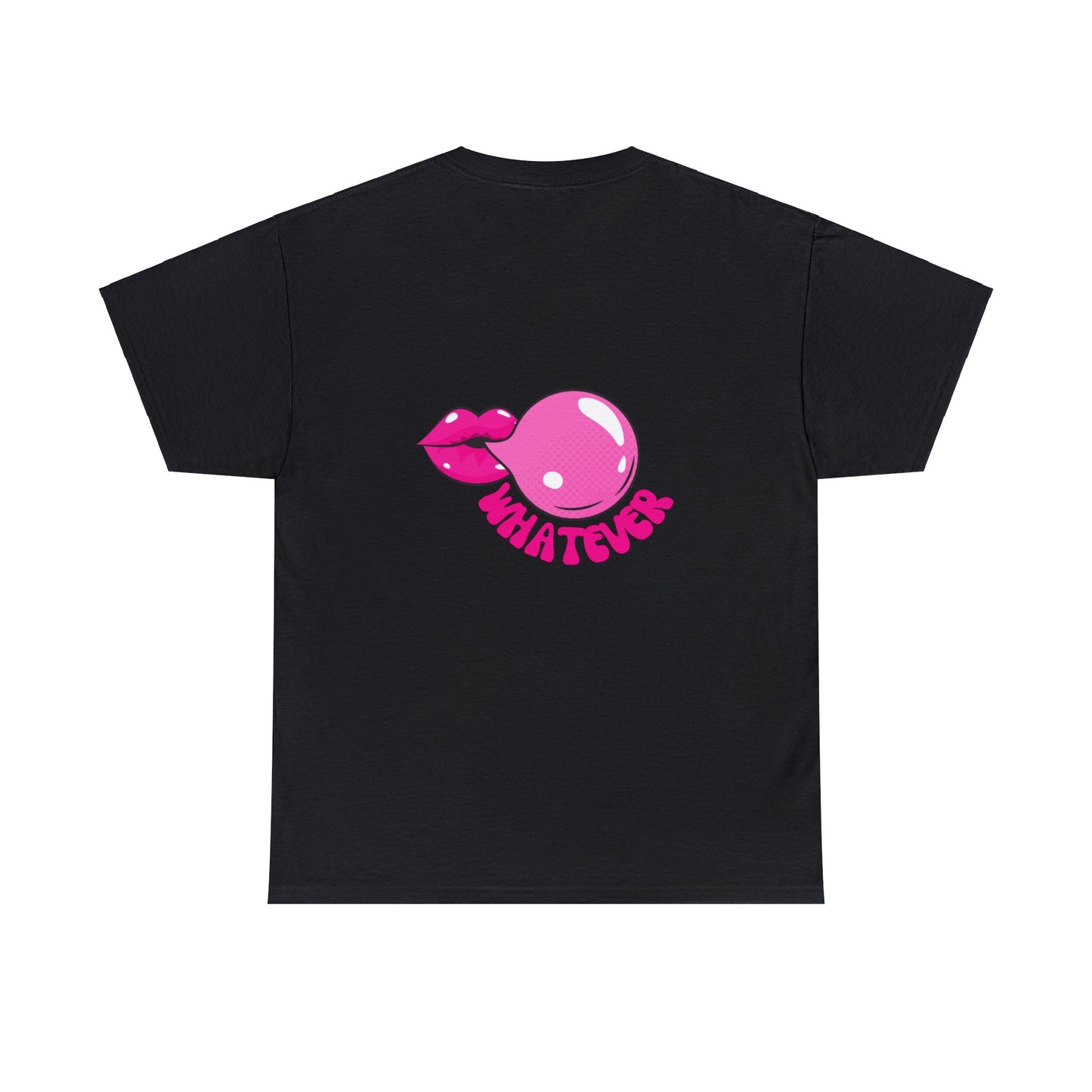 Unisex Whatever Lip Bubble Blowing T-shirt (Multiple Colours)