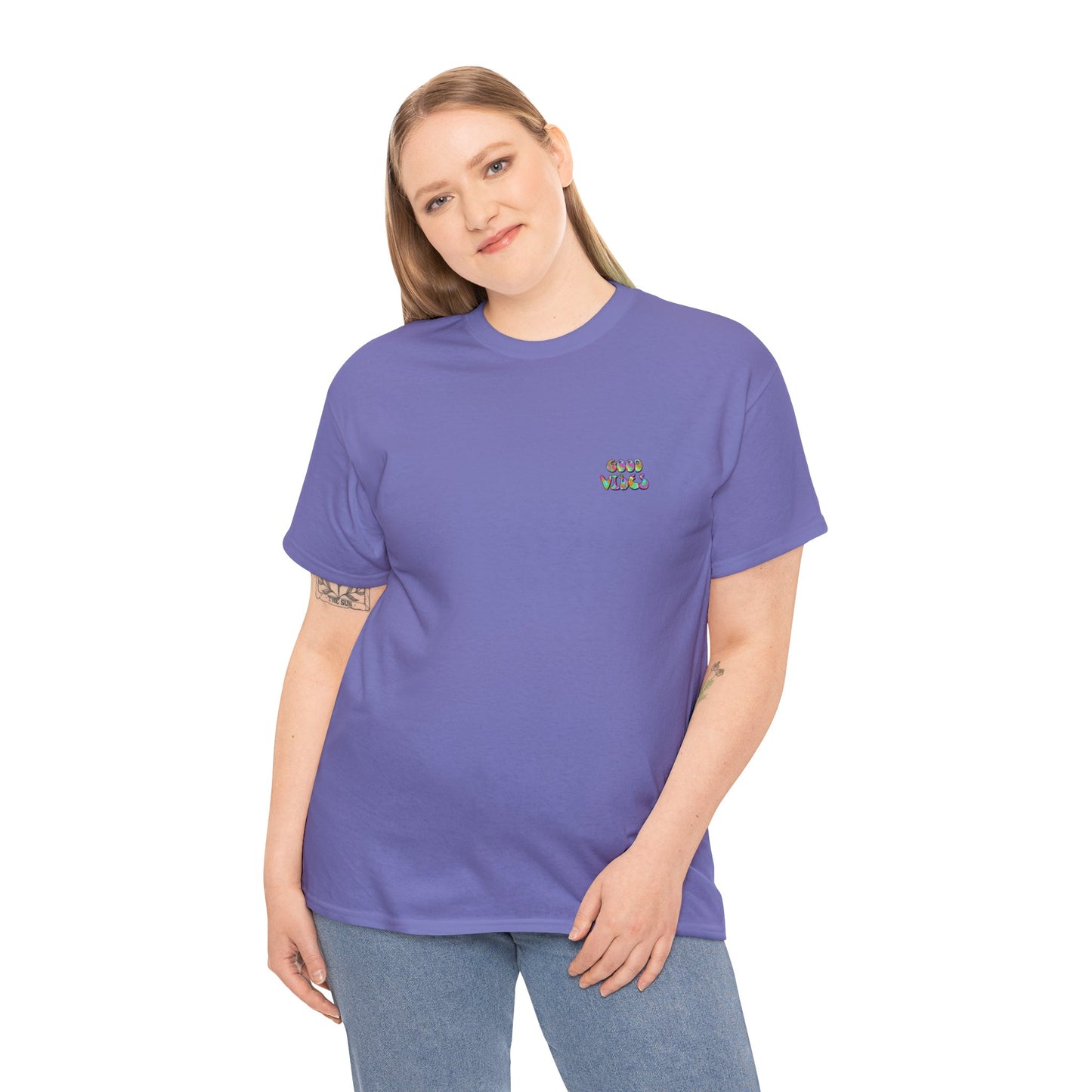 Unisex Trippy Mushrooms Good Vibes T-Shirt (Multiple Colours)
