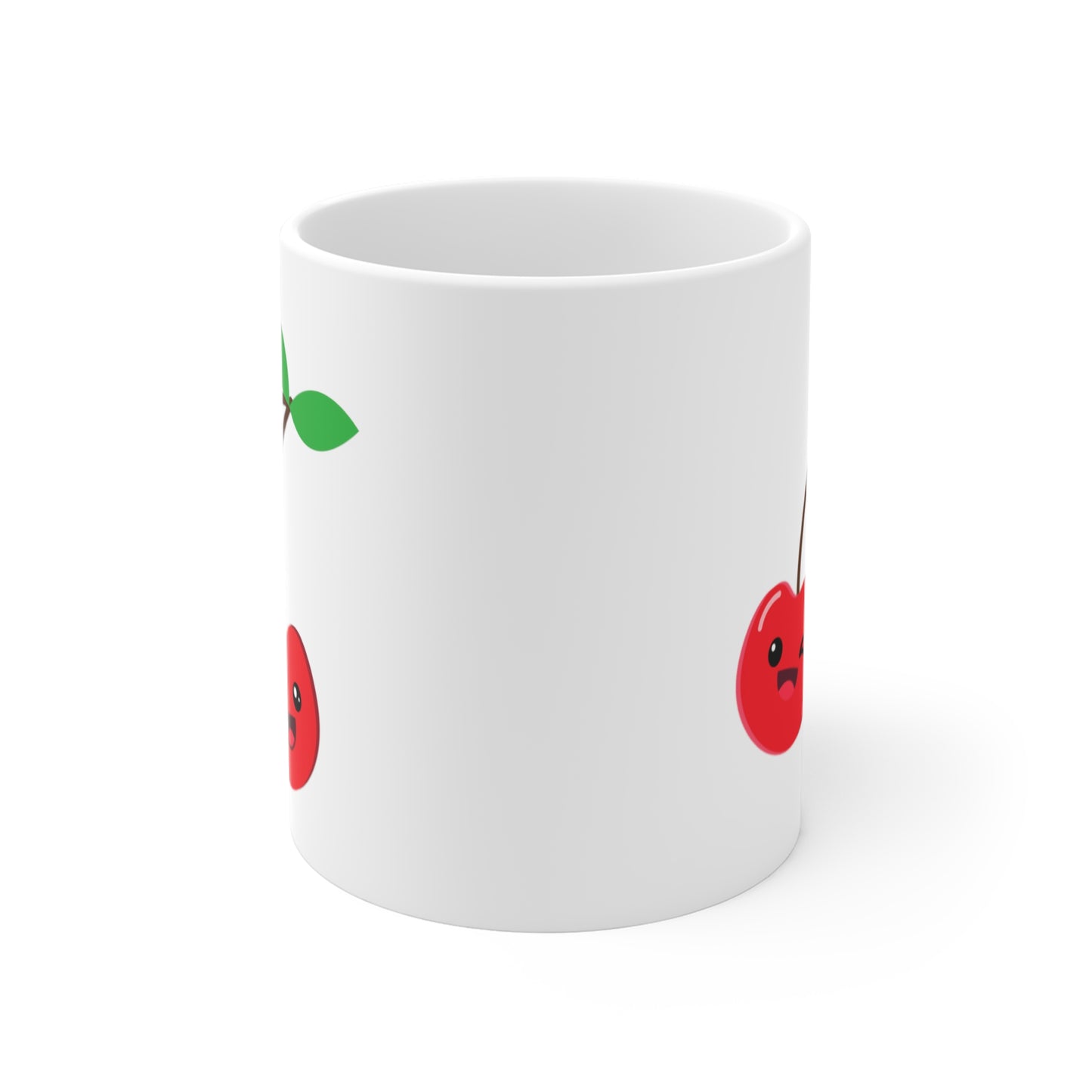 Winking Happy Cherries Coffee or Tea Mug