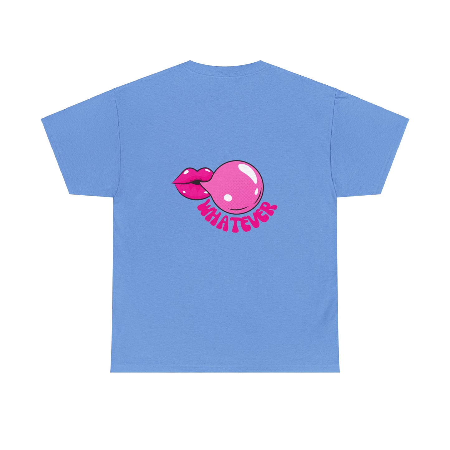 Unisex Whatever Lip Bubble Blowing T-shirt (Multiple Colours)