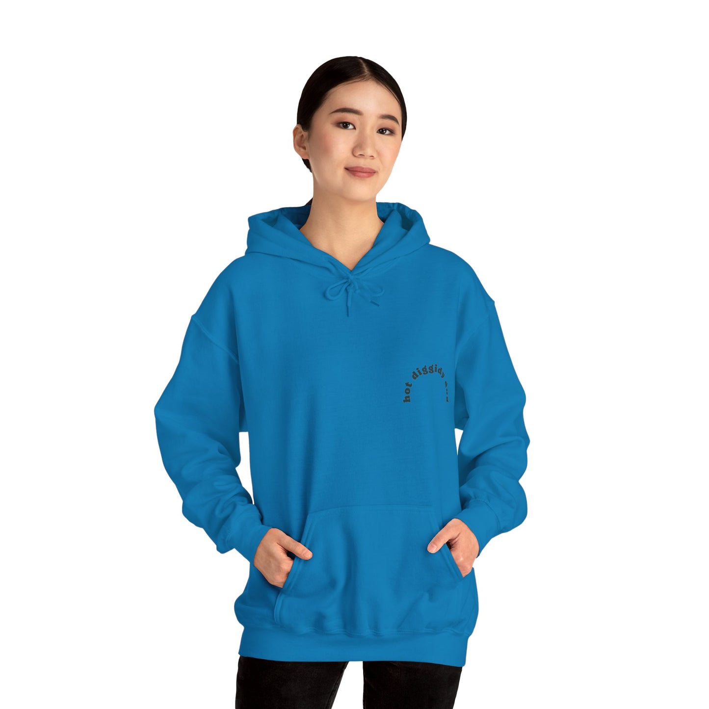 Unisex Retro Hot Diggidy Dog Heavy Blend™ Hooded Sweatshirt (Multiple Colours)