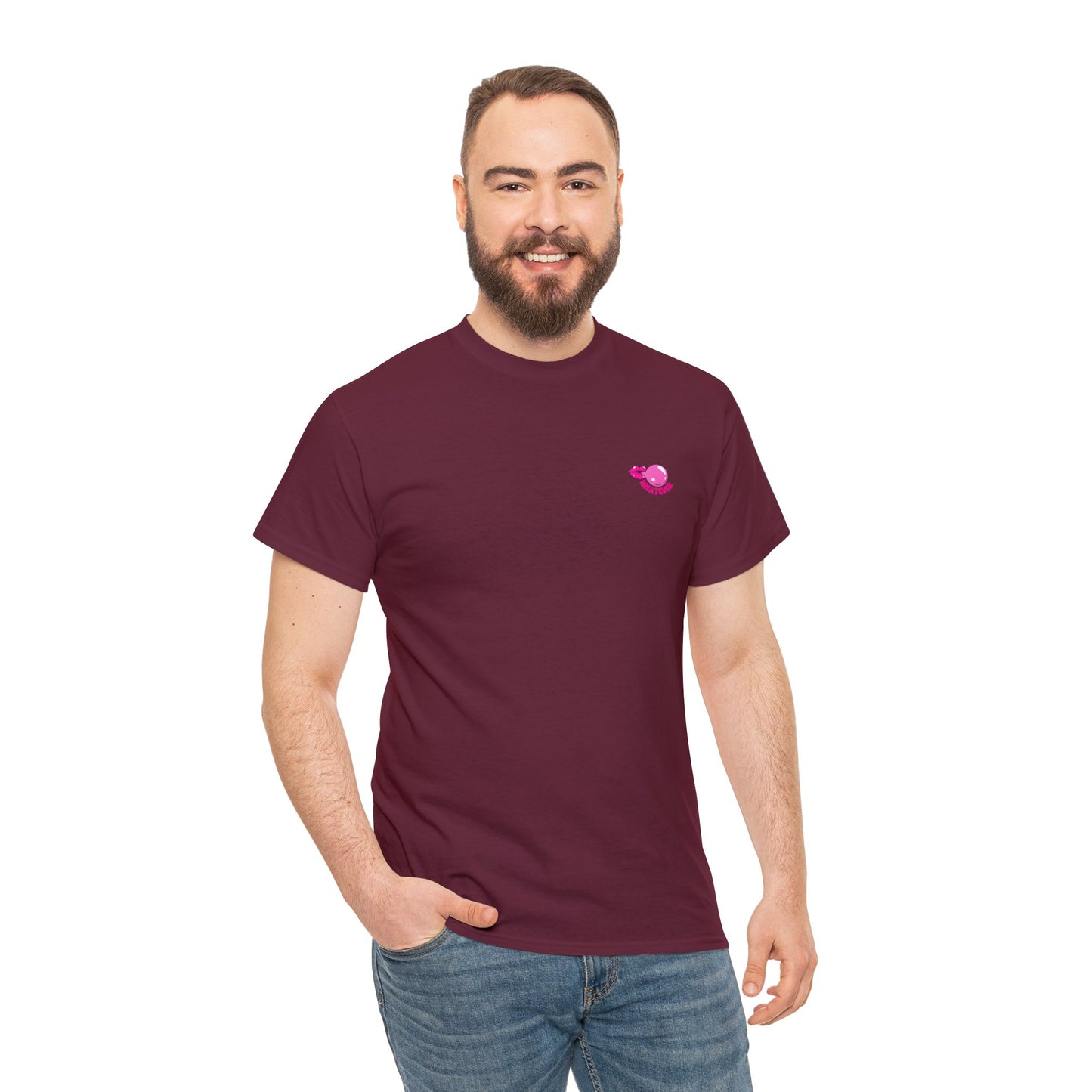 Unisex Whatever Lip Bubble Blowing T-shirt (Multiple Colours)