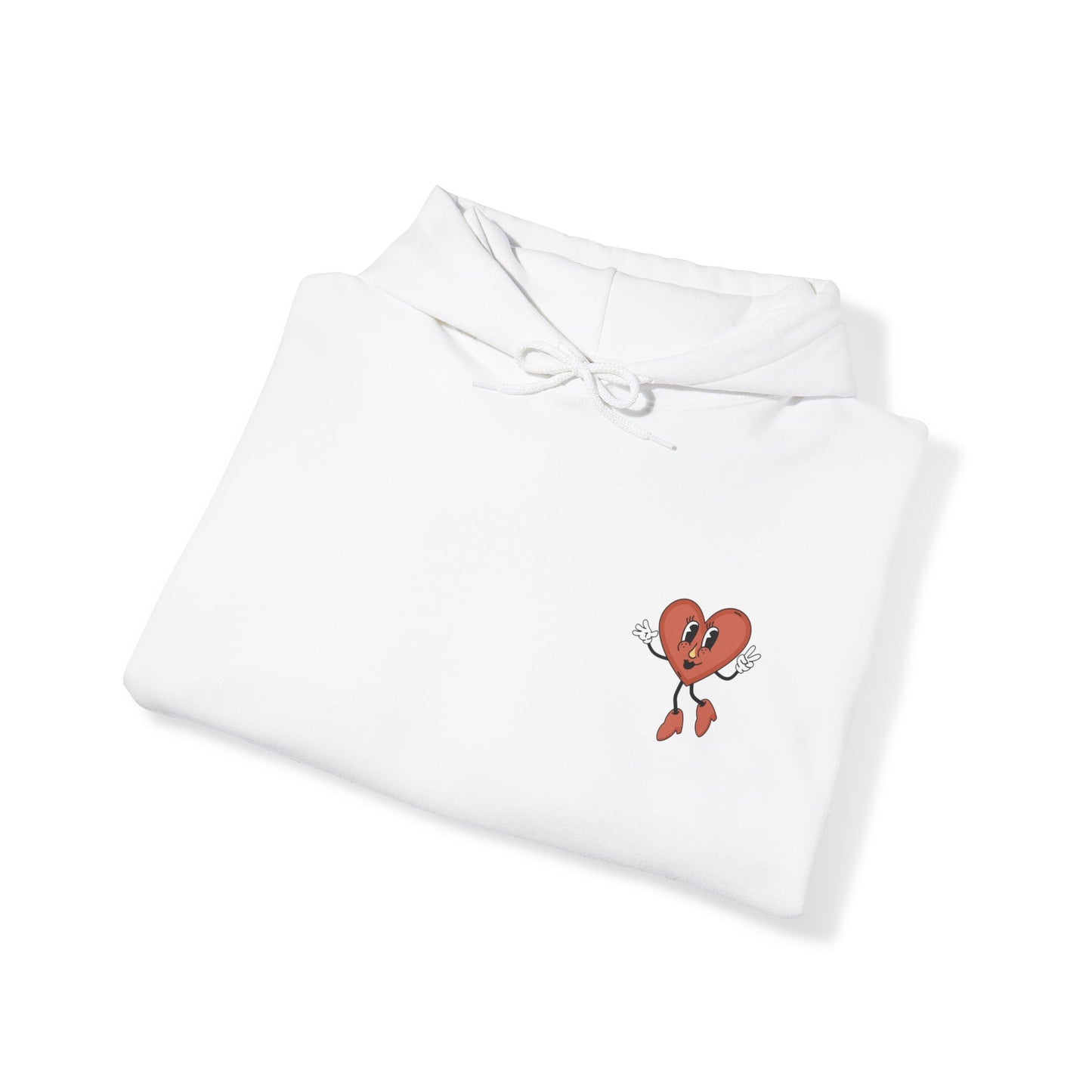 Welcome To The Heartbreak Hotel White Unisex Heavy Blend™ Hooded Sweatshirt