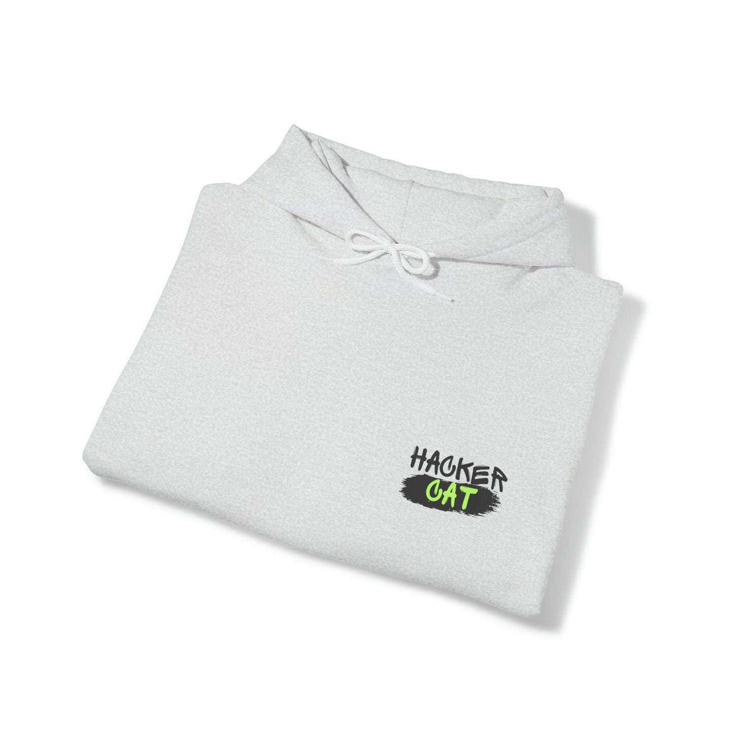 Unisex Hacker Cat Heavy Blend™ Hooded Sweatshirt (Multiple Colours)