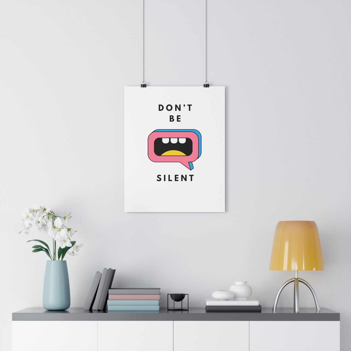 Don't Be Silent Premium Paper Poster