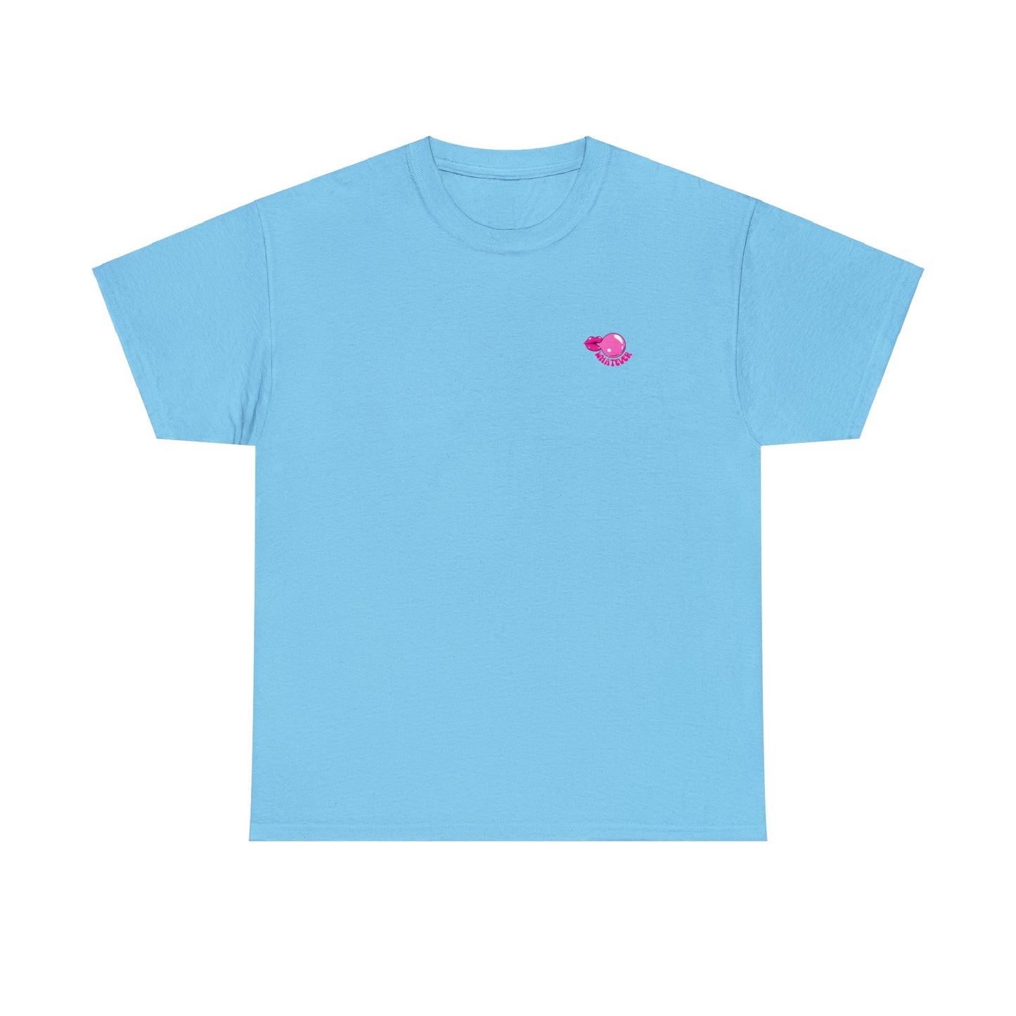 Unisex Whatever Lip Bubble Blowing T-shirt (Multiple Colours)