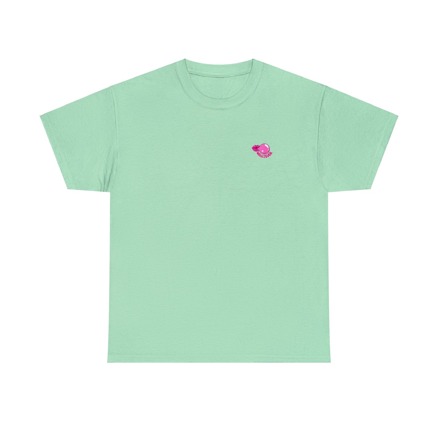 Unisex Whatever Lip Bubble Blowing T-shirt (Multiple Colours)