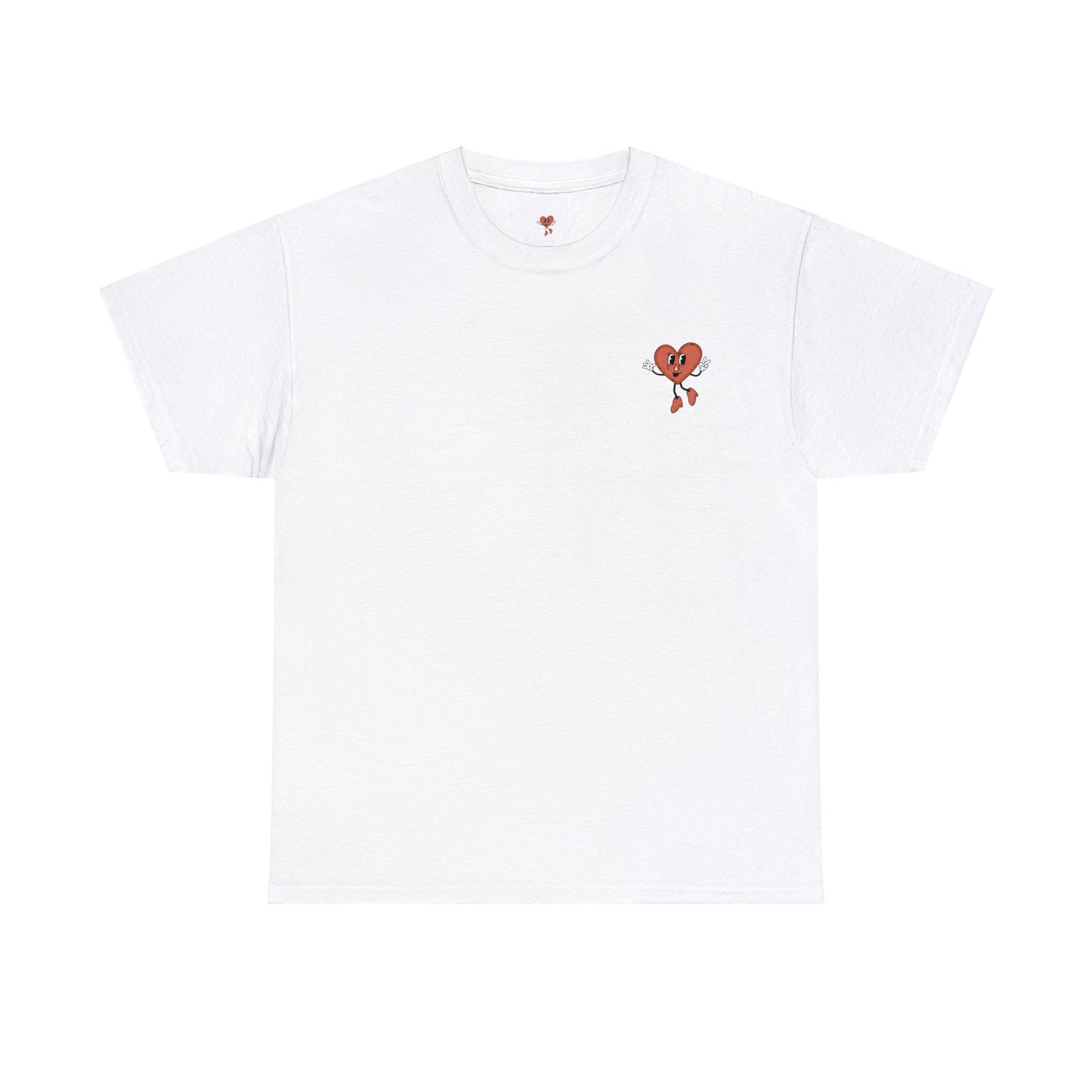 Welcome To The Heartbreak Hotel White Unisex Heavy Cotton Tee