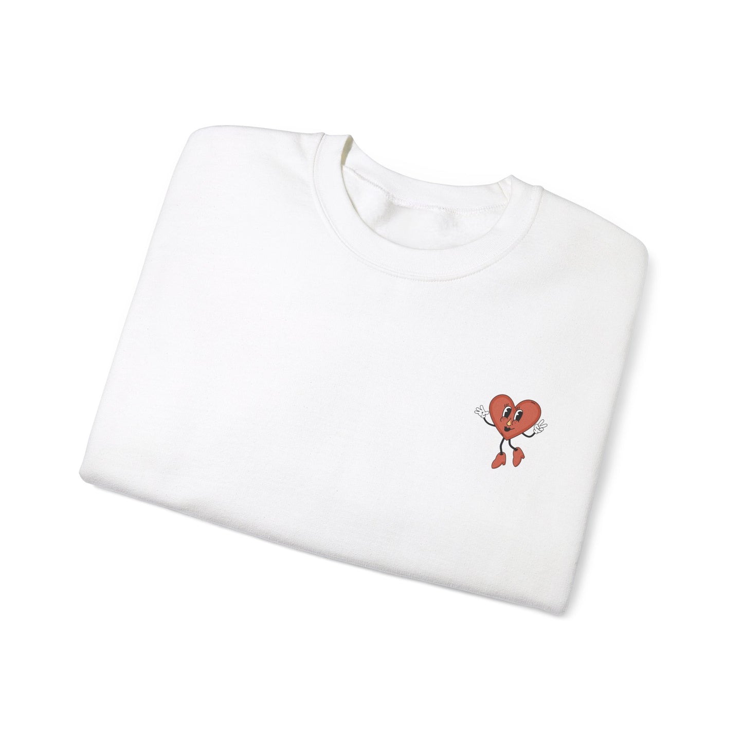 Welcome To The Heartbreak Hotel White Unisex Heavy Blend™ Crewneck Sweatshirt