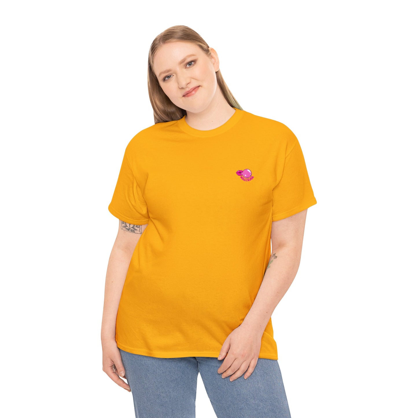 Unisex Whatever Lip Bubble Blowing T-shirt (Multiple Colours)