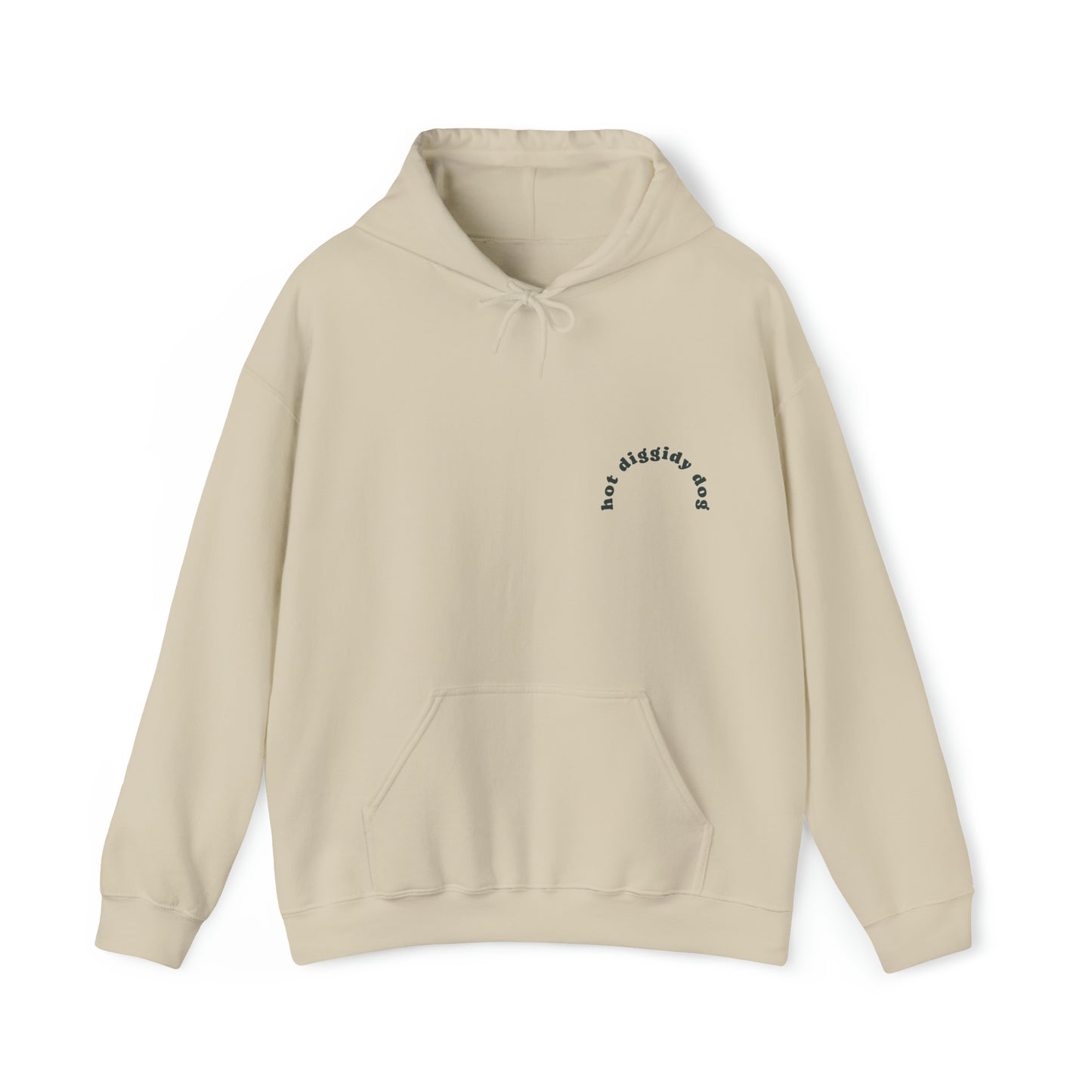 Unisex Retro Hot Diggidy Dog Heavy Blend™ Hooded Sweatshirt (Multiple Colours)