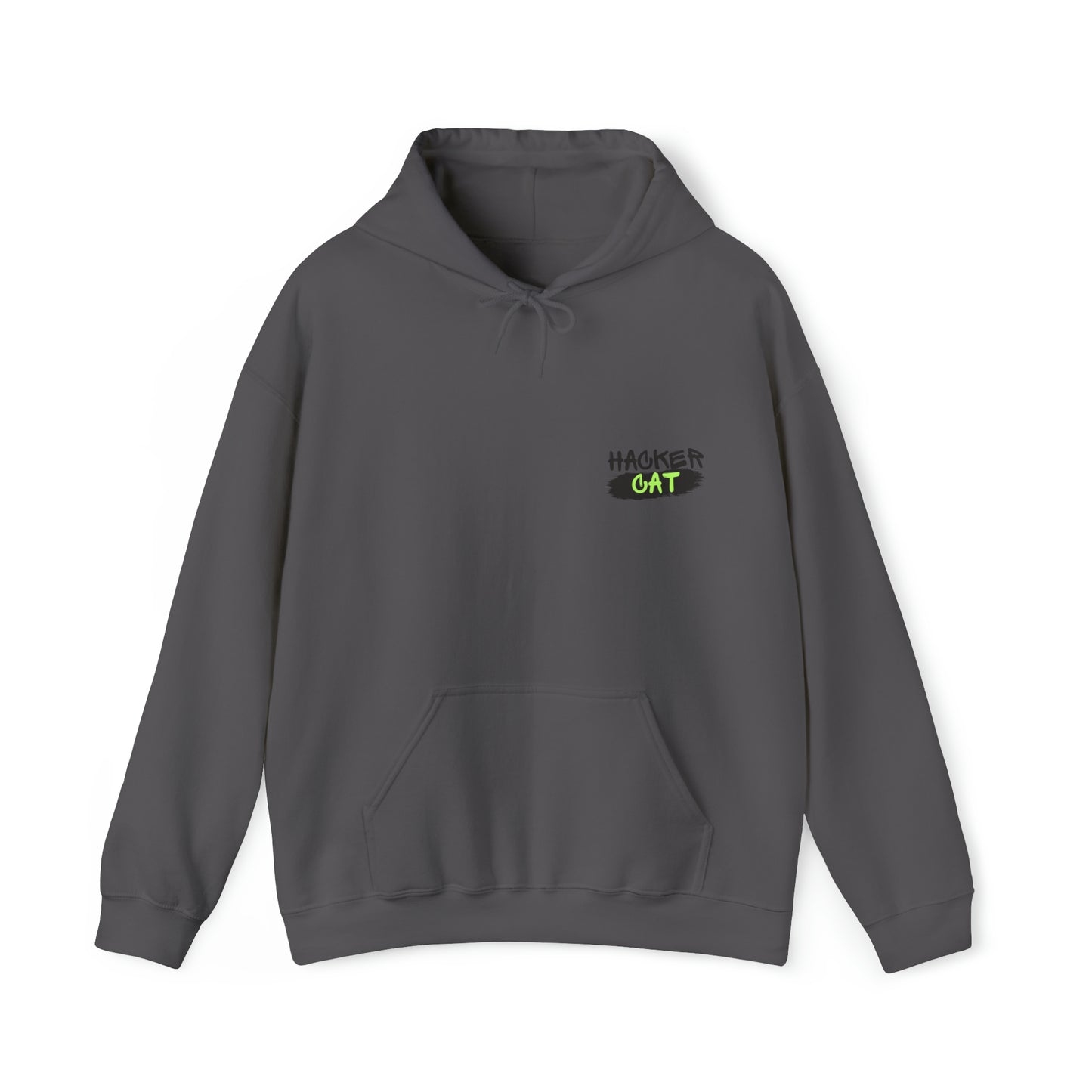 Unisex Hacker Cat Heavy Blend™ Hooded Sweatshirt (Multiple Colours)