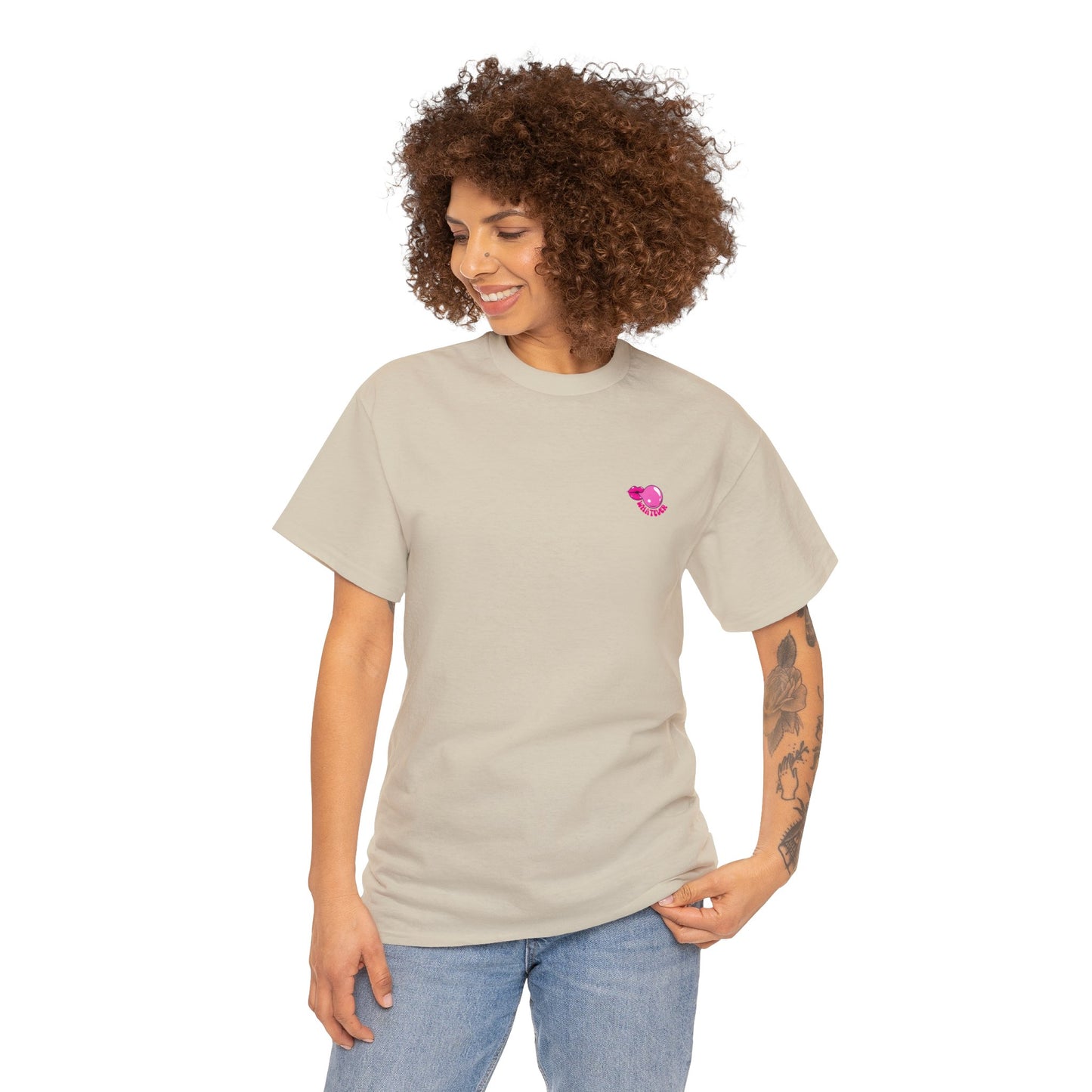 Unisex Whatever Lip Bubble Blowing T-shirt (Multiple Colours)