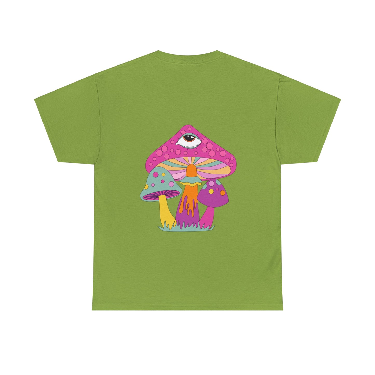 Unisex Trippy Mushrooms Good Vibes T-Shirt (Multiple Colours)