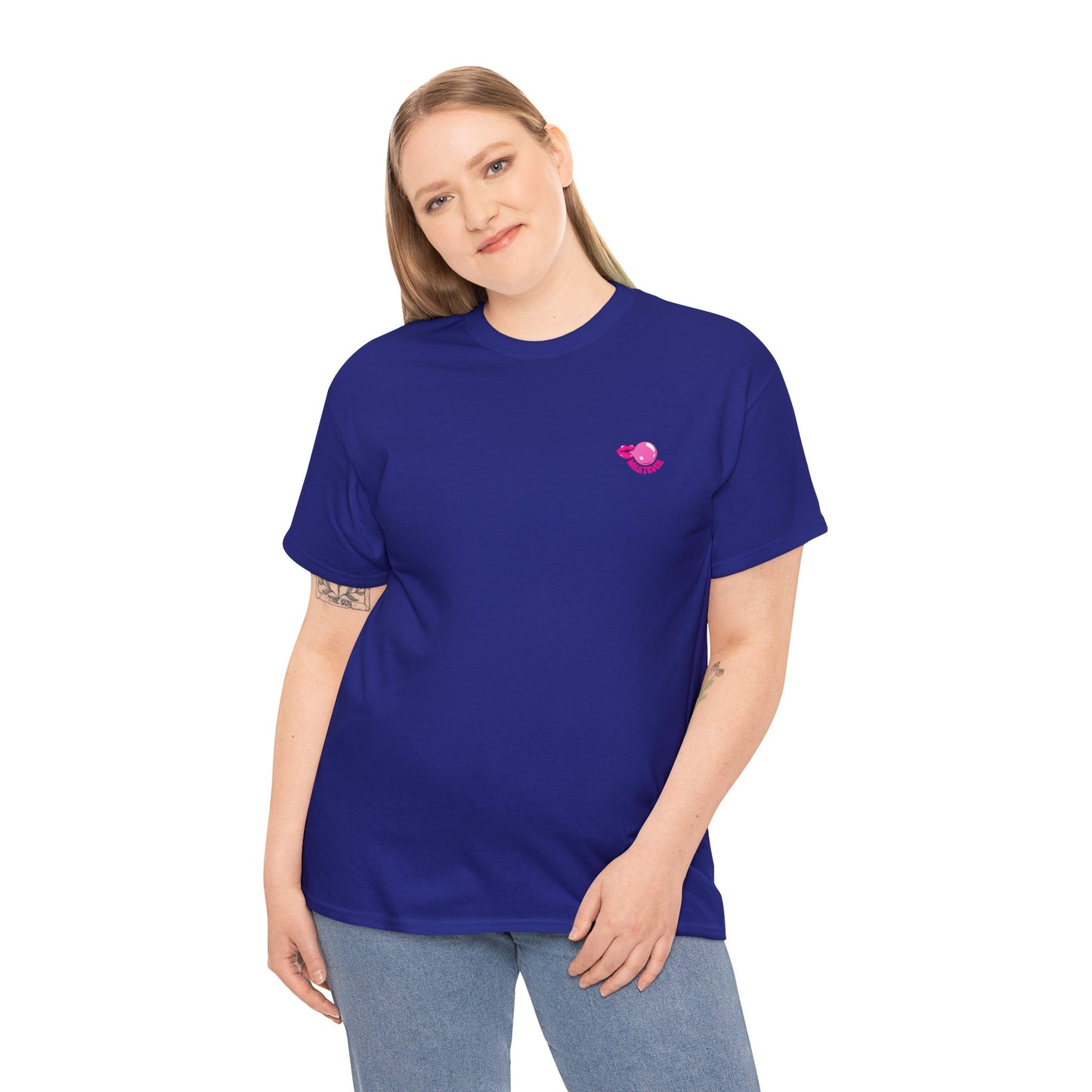 Unisex Whatever Lip Bubble Blowing T-shirt (Multiple Colours)