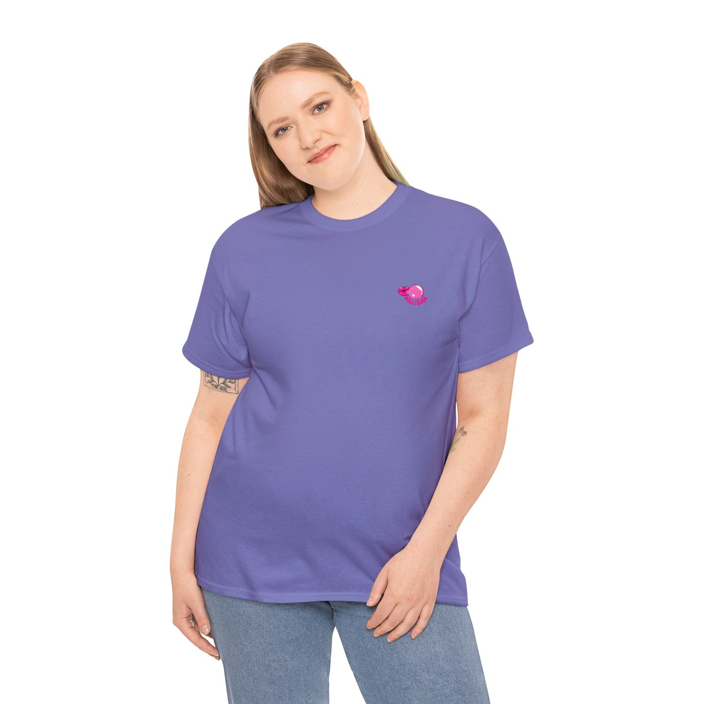 Unisex Whatever Lip Bubble Blowing T-shirt (Multiple Colours)