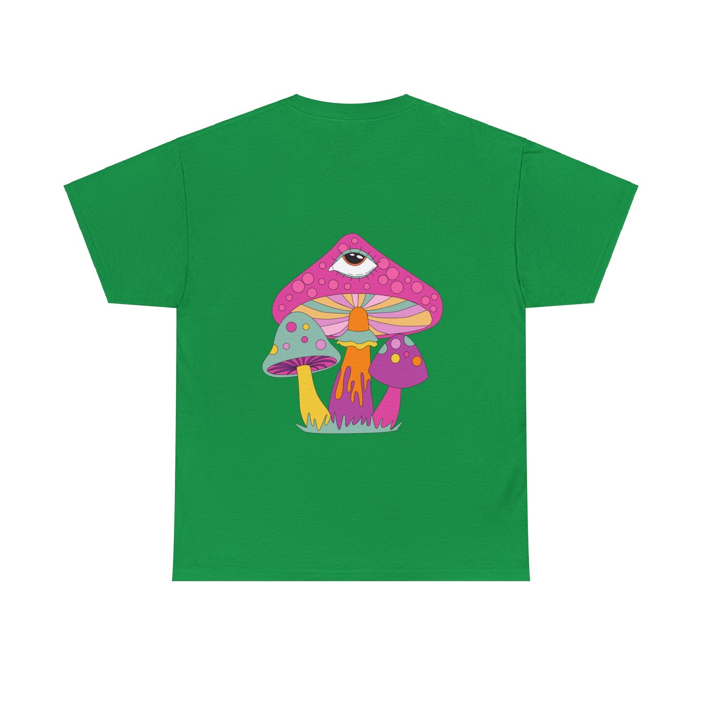 Unisex Trippy Mushrooms Good Vibes T-Shirt (Multiple Colours)