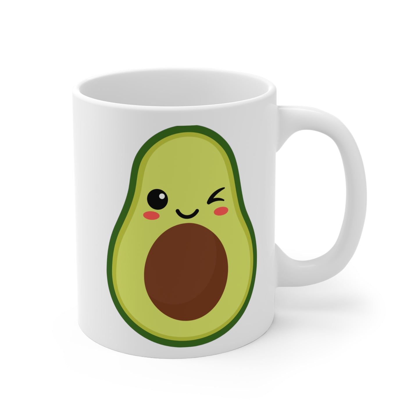 Winking Avocado Coffee or Tea Mug