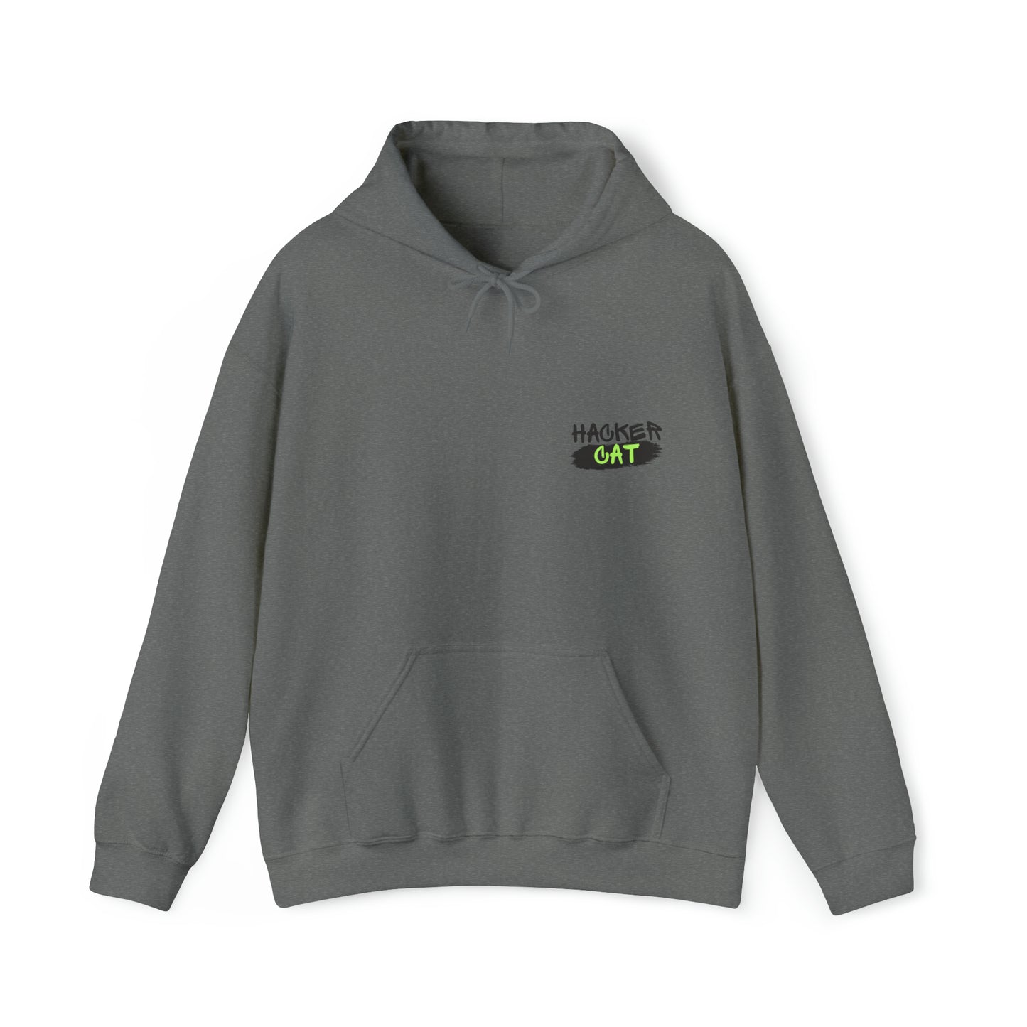 Unisex Hacker Cat Heavy Blend™ Hooded Sweatshirt (Multiple Colours)