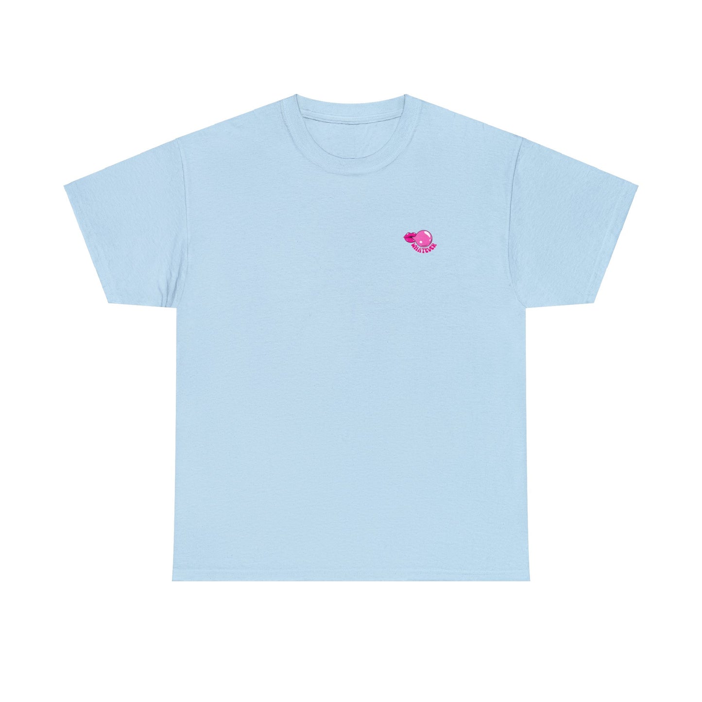 Unisex Whatever Lip Bubble Blowing T-shirt (Multiple Colours)