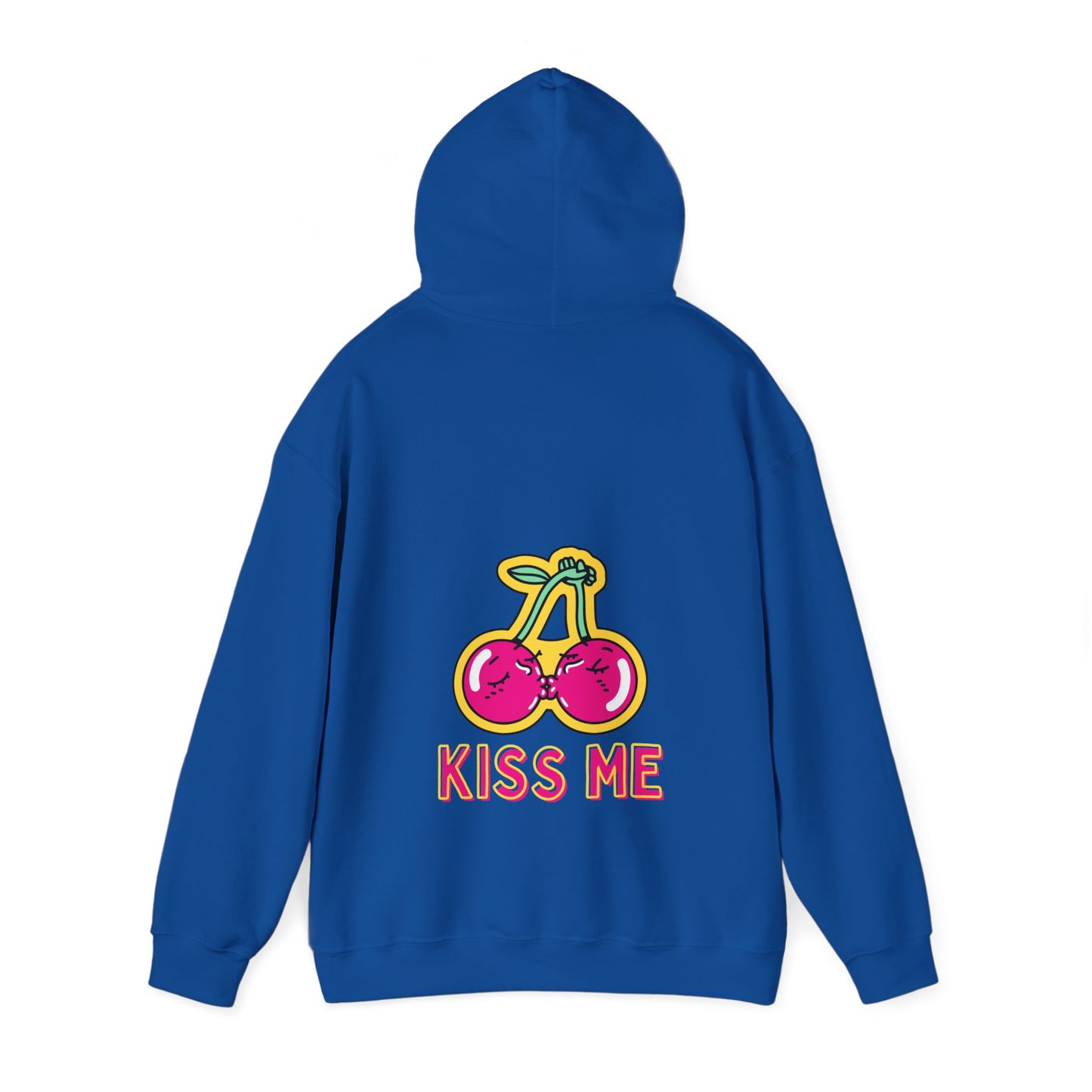 Unisex Kissing Cherries Kiss Me Heavy Blend⢠Hooded Sweatshirt (Multiple Colours)