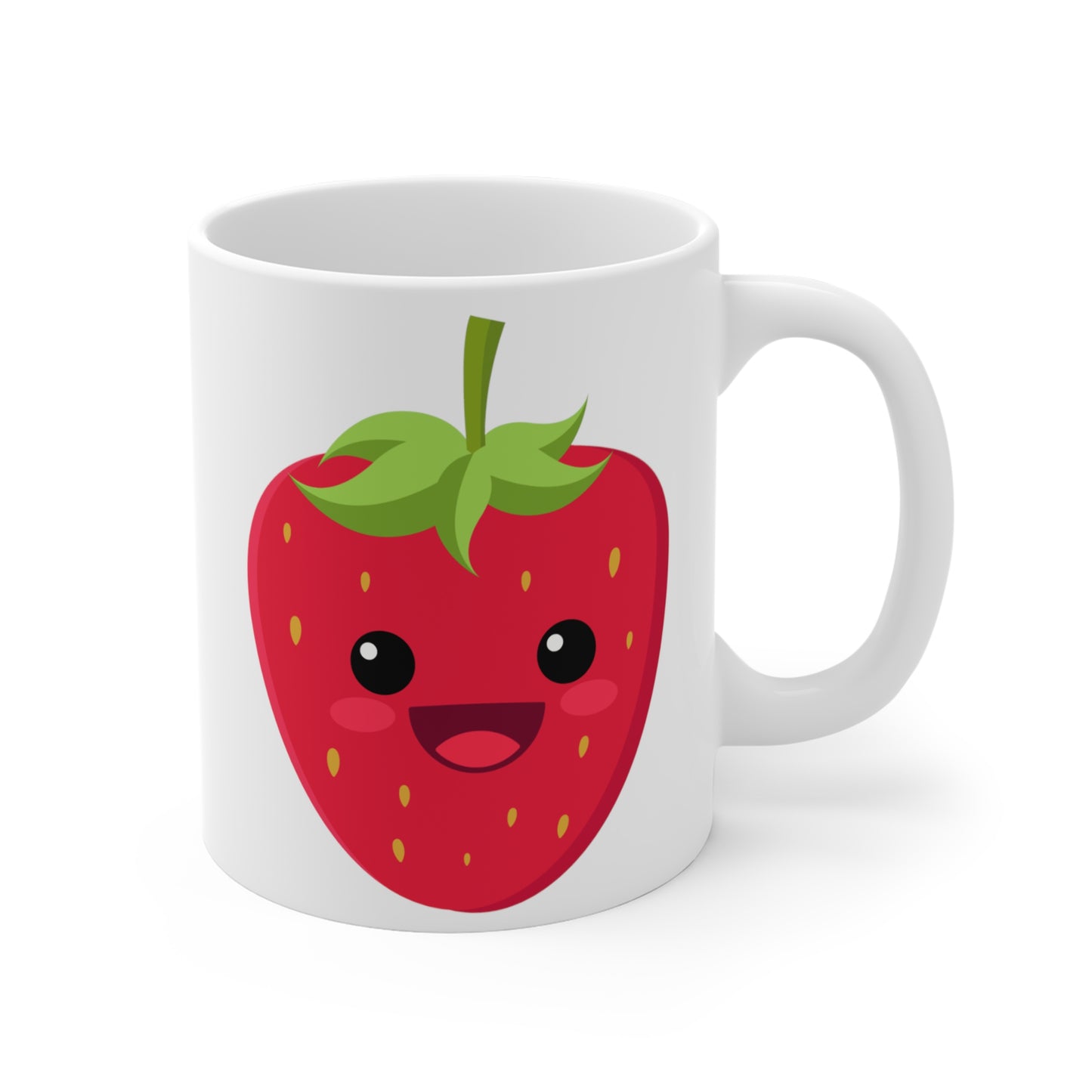Happy Strawberry Coffee or Tea Mug