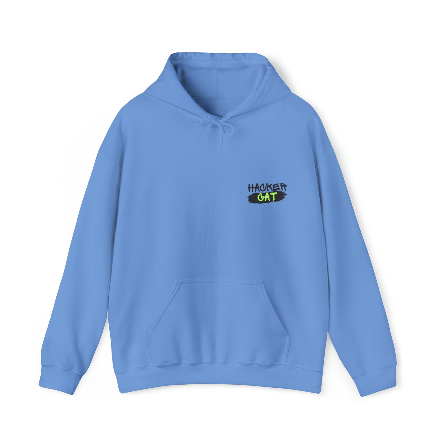 Unisex Hacker Cat Heavy Blend™ Hooded Sweatshirt (Multiple Colours)