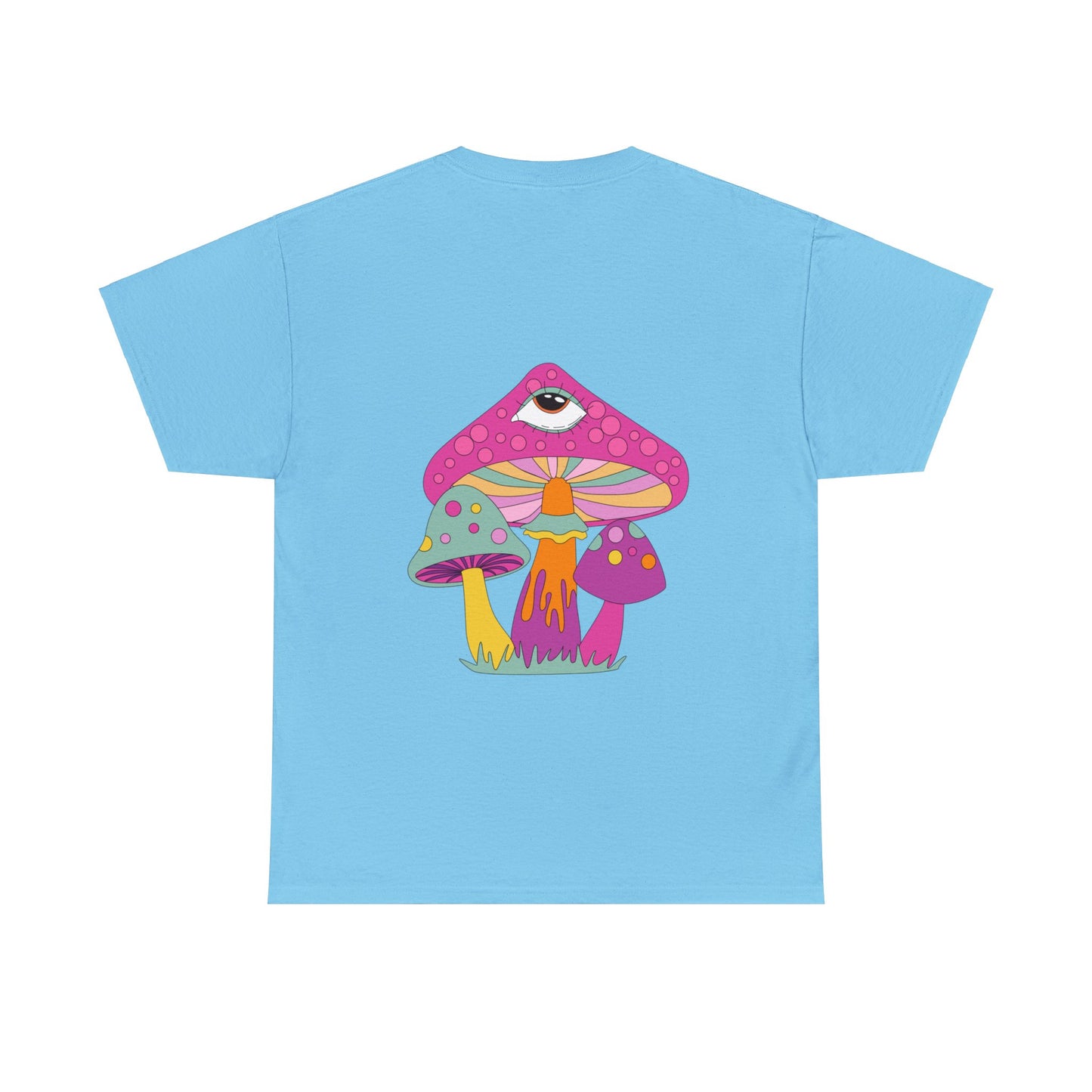 Unisex Trippy Mushrooms Good Vibes T-Shirt (Multiple Colours)