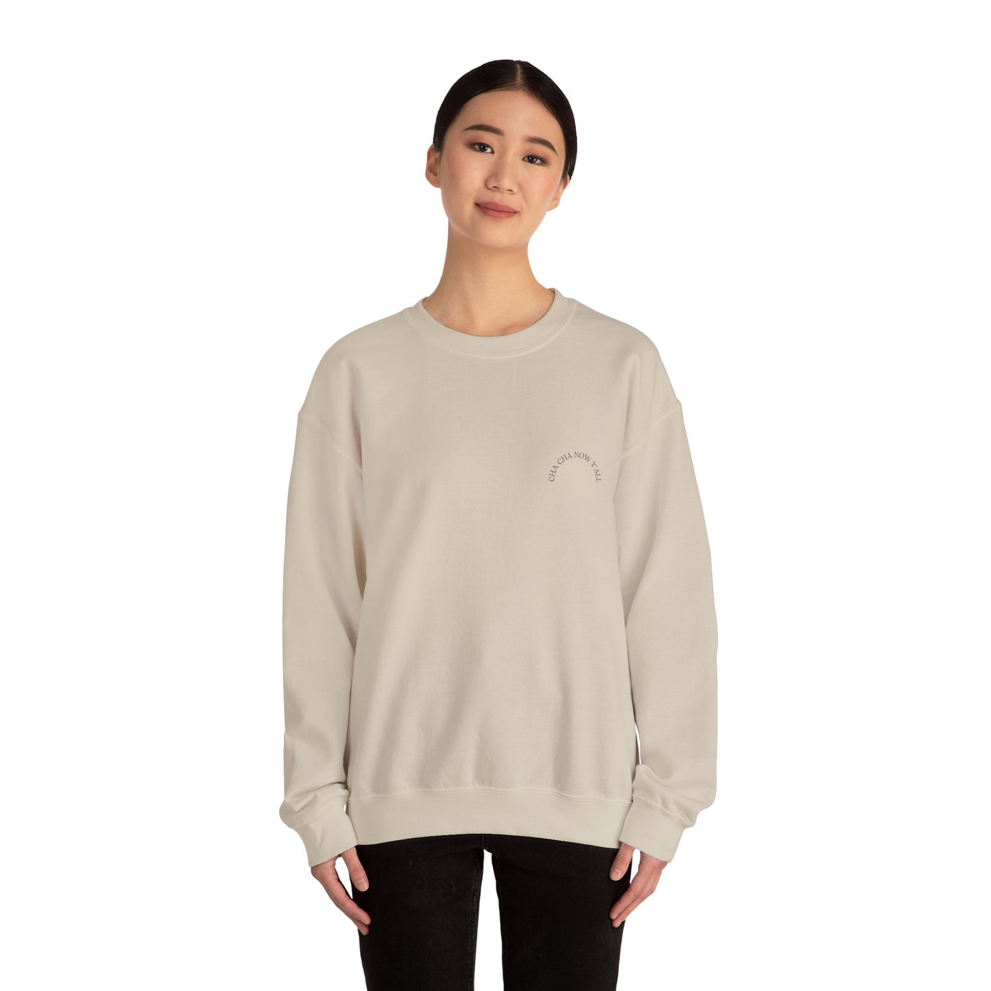 Cosy Cha Cha Now Y'all Unisex Crewneck Sweatshirt