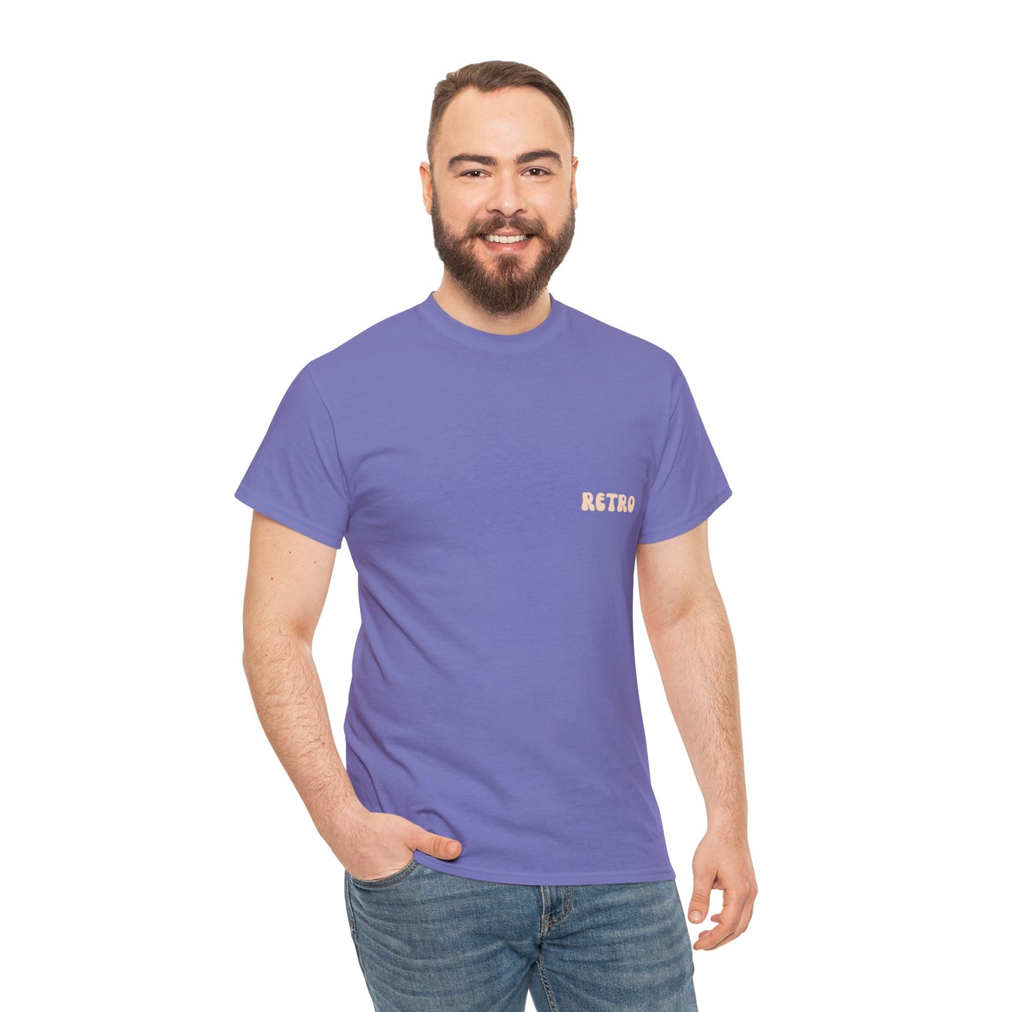 Unisex Retro Faces T-Shirt (Multiple Colours)