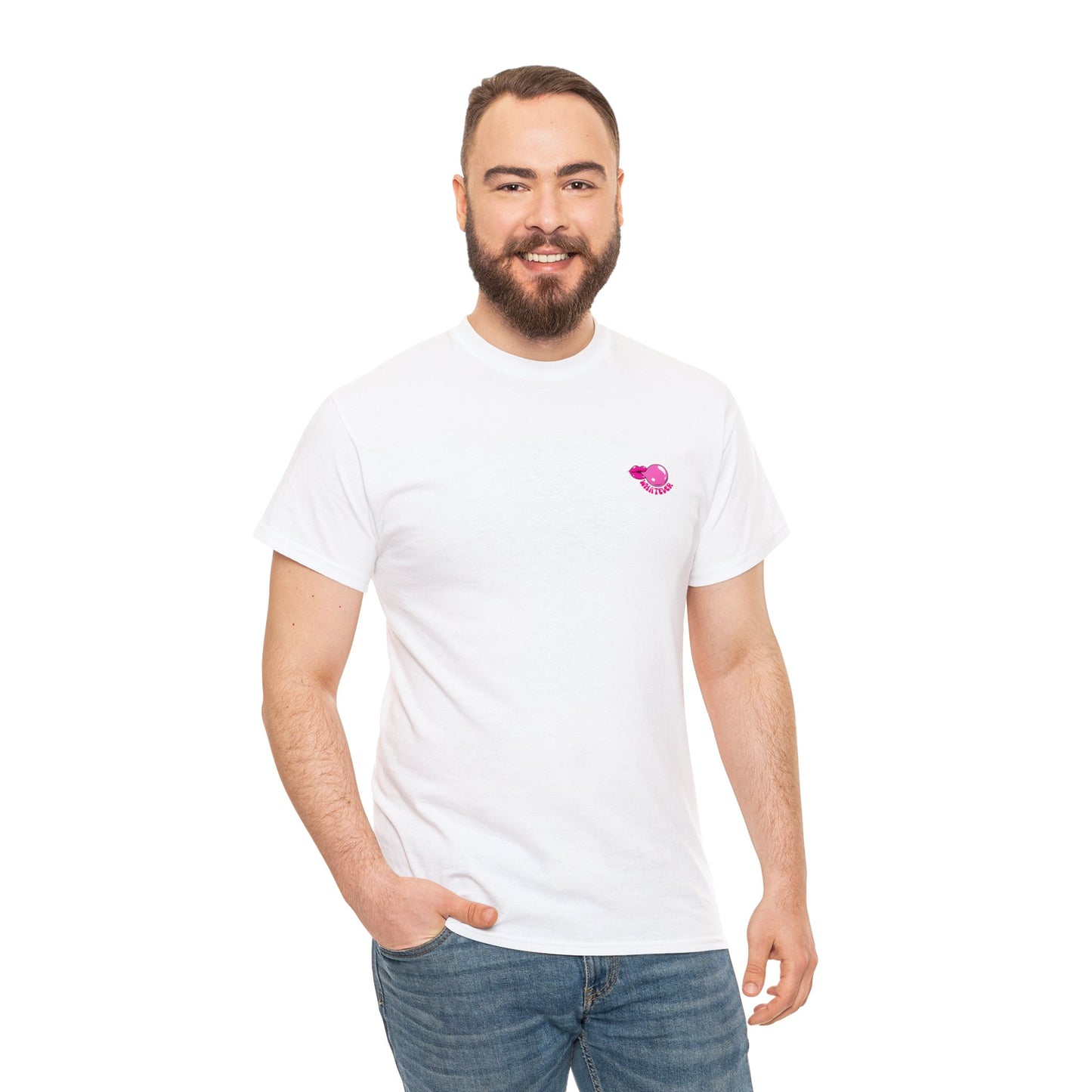 Unisex Whatever Lip Bubble Blowing T-shirt (Multiple Colours)