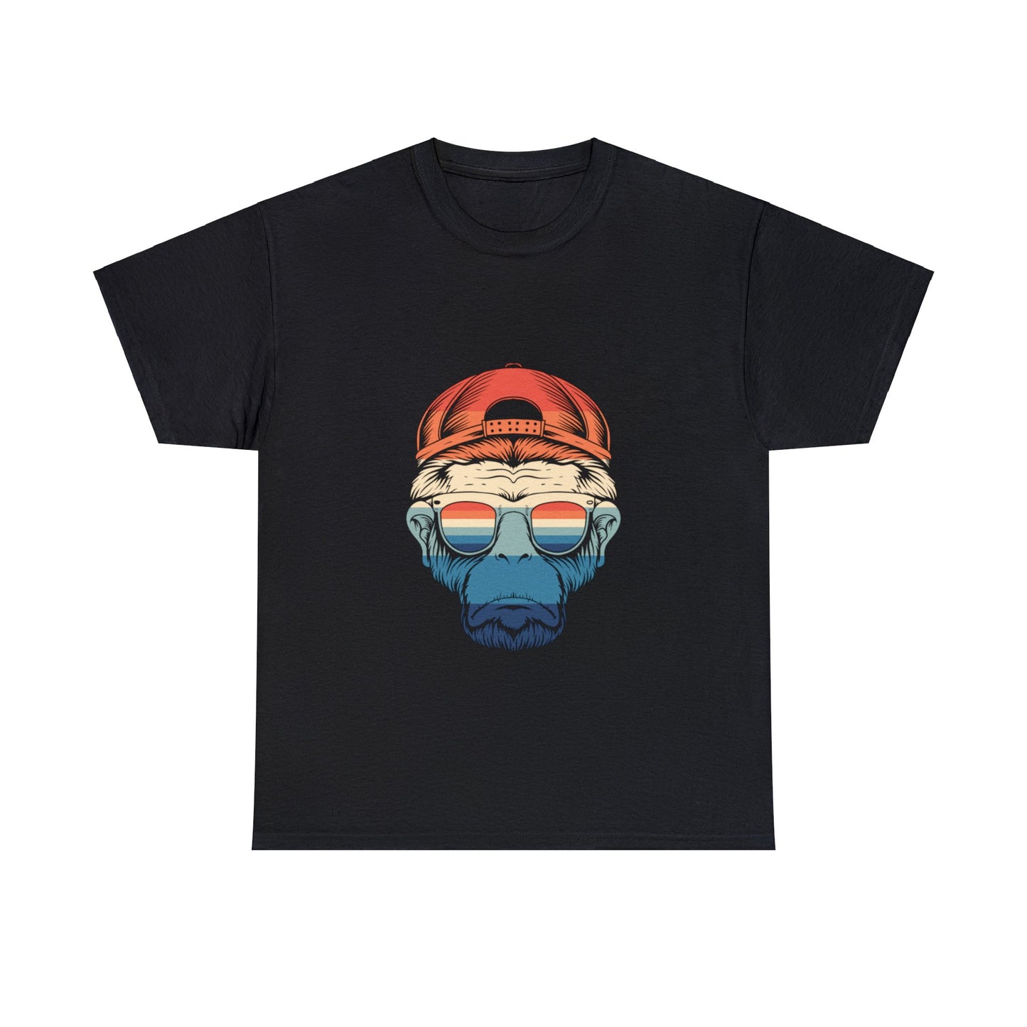 Unisex Monkey Vibes Heavy Cotton Tee